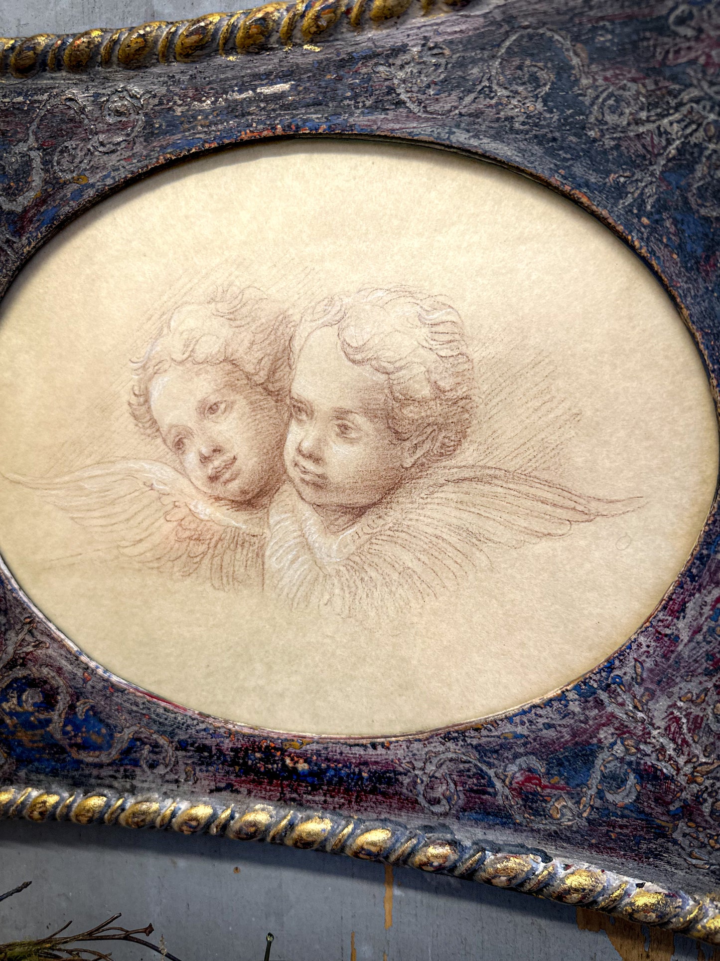 Vintage Cherub Picture