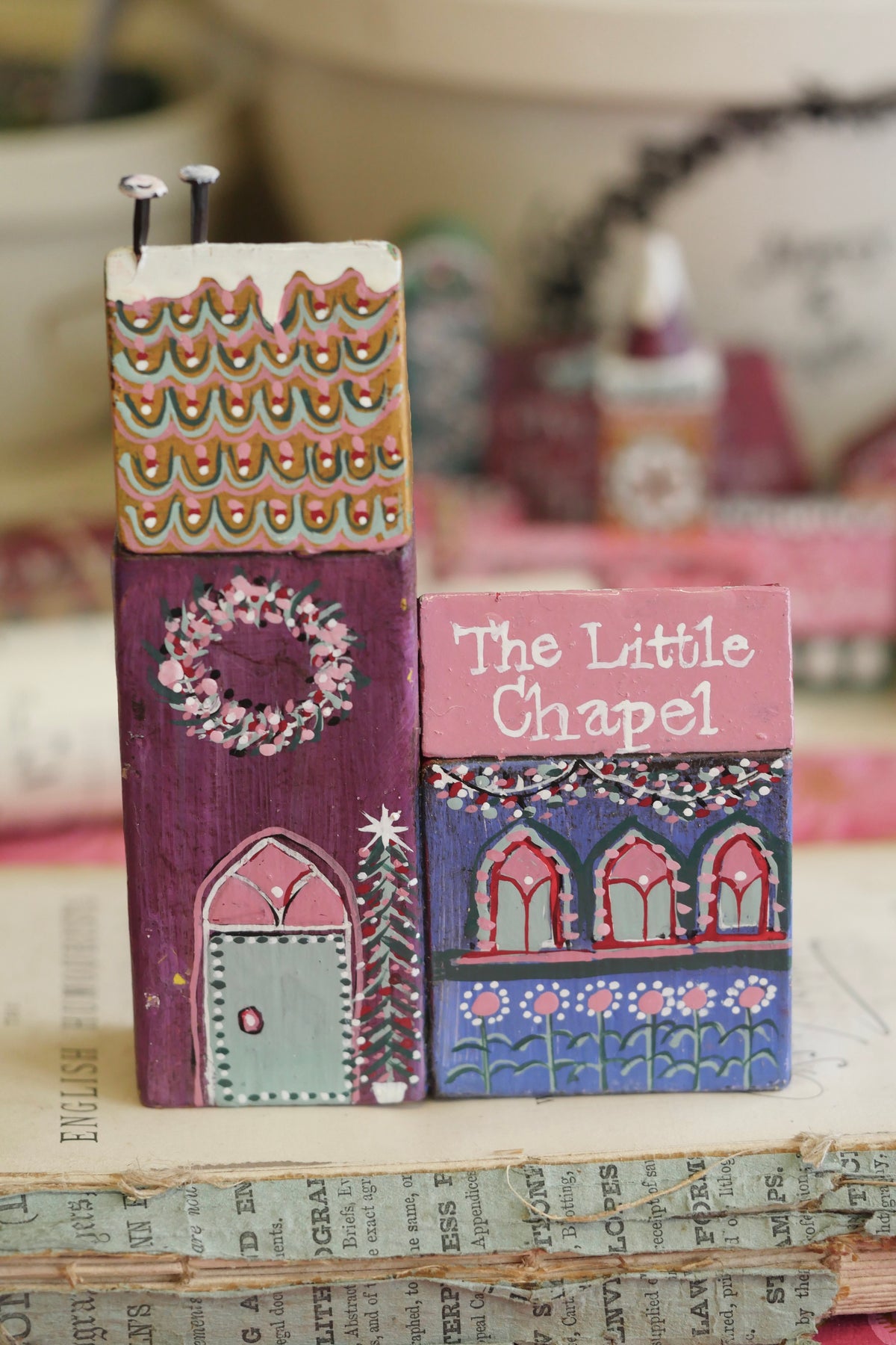 Reworked Vintage German Erzgebirge Christmas Houses – The little Chapel