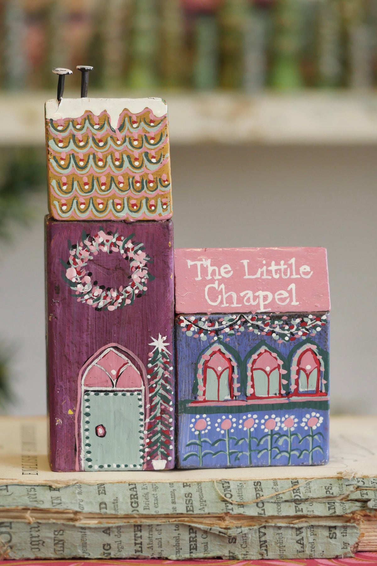 Reworked Vintage German Erzgebirge Christmas Houses – The little Chapel