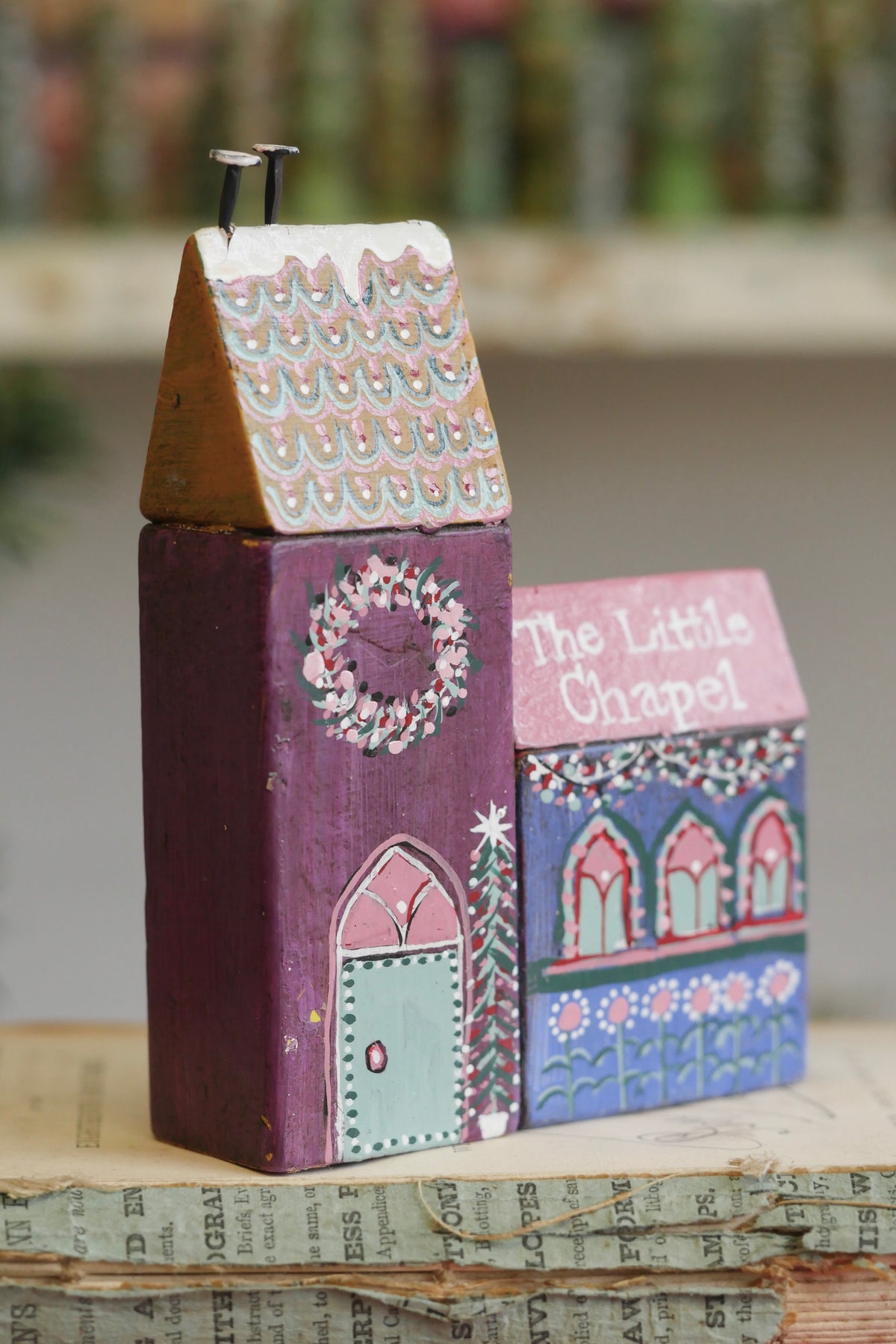 Reworked Vintage German Erzgebirge Christmas Houses – The little Chapel