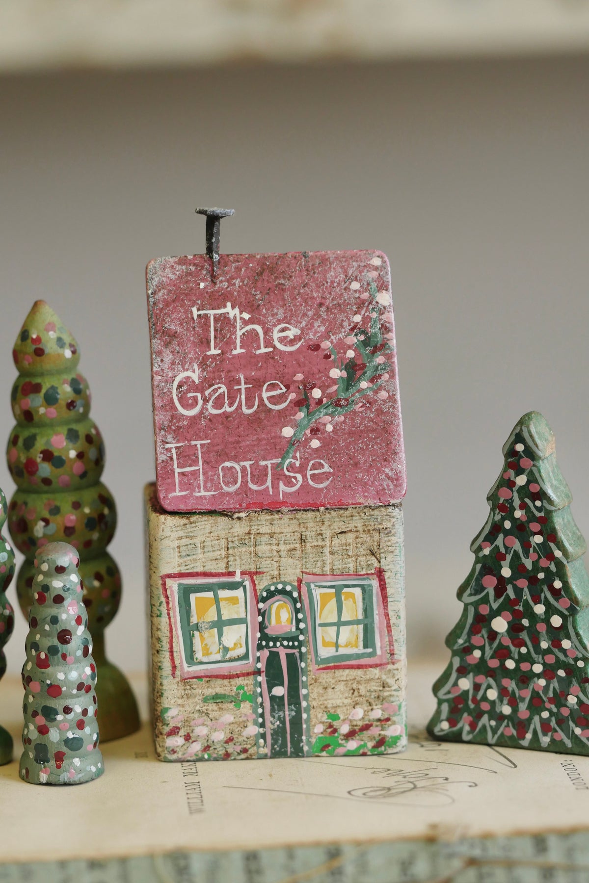 Reworked Vintage German Erzgebirge Christmas Houses – The Gate House