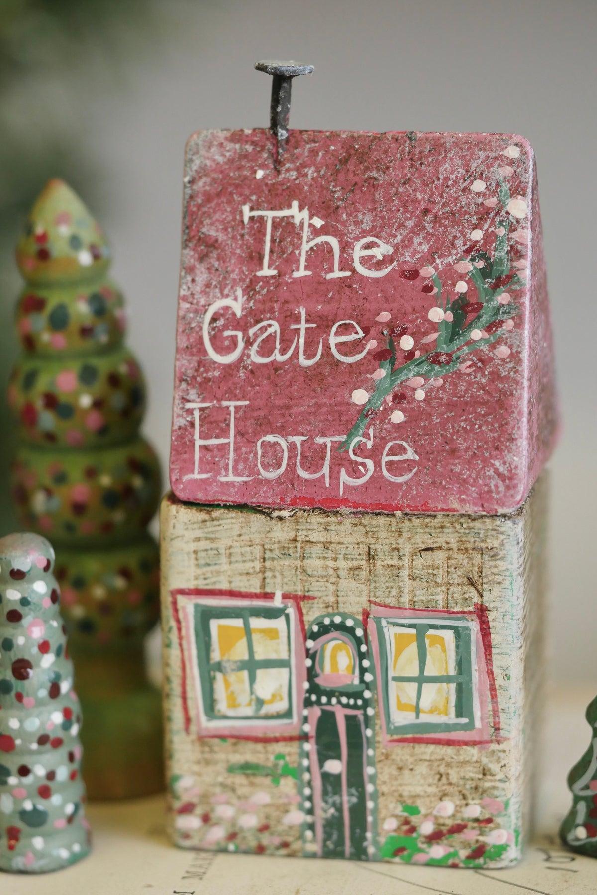Reworked Vintage German Erzgebirge Christmas Houses – The Gate House
