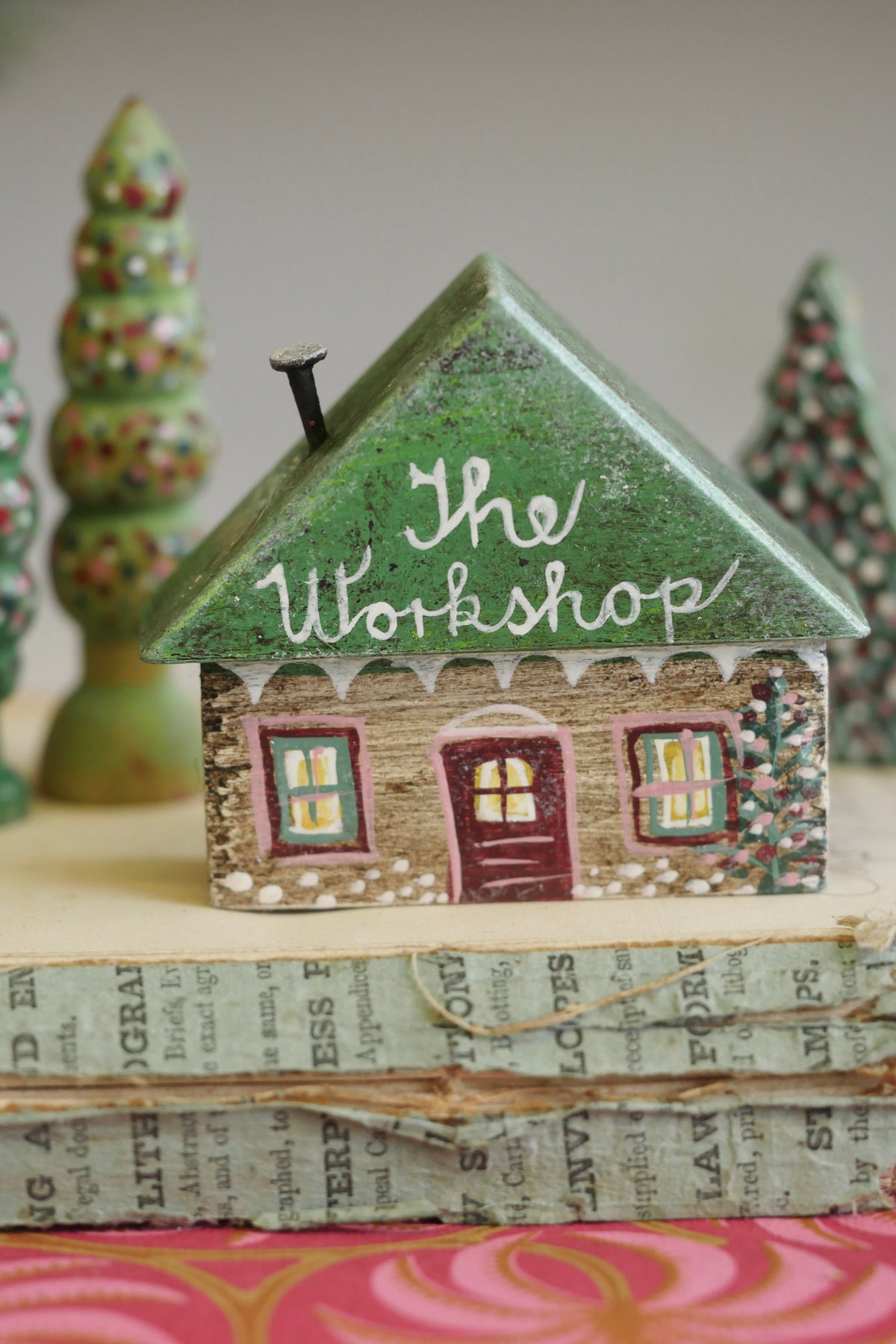 Reworked Vintage German Erzgebirge Christmas Houses – The Workshop