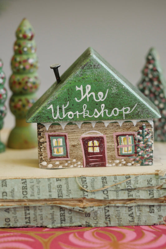 Reworked Vintage German Erzgebirge Christmas Houses – The Workshop