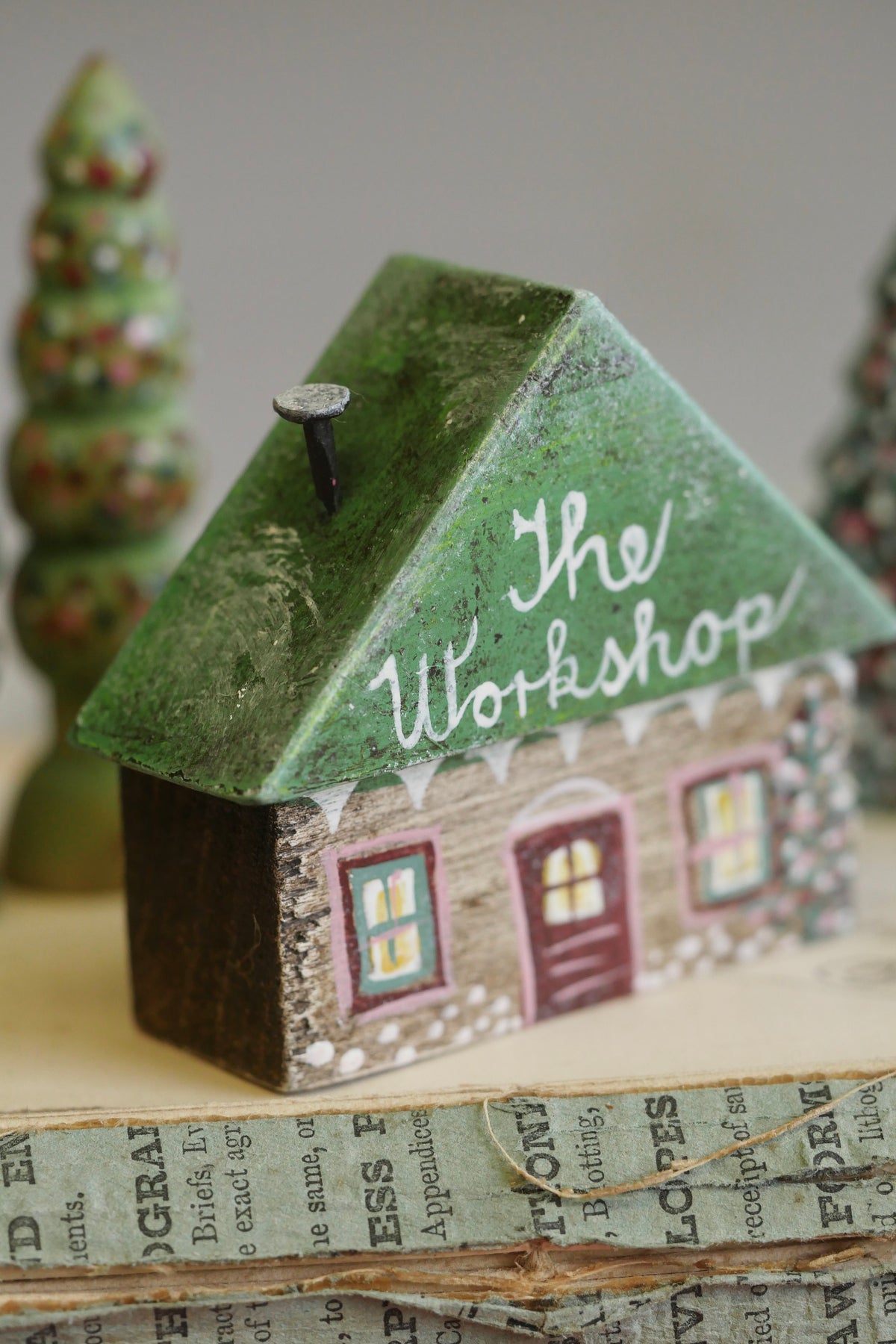 Reworked Vintage German Erzgebirge Christmas Houses – The Workshop