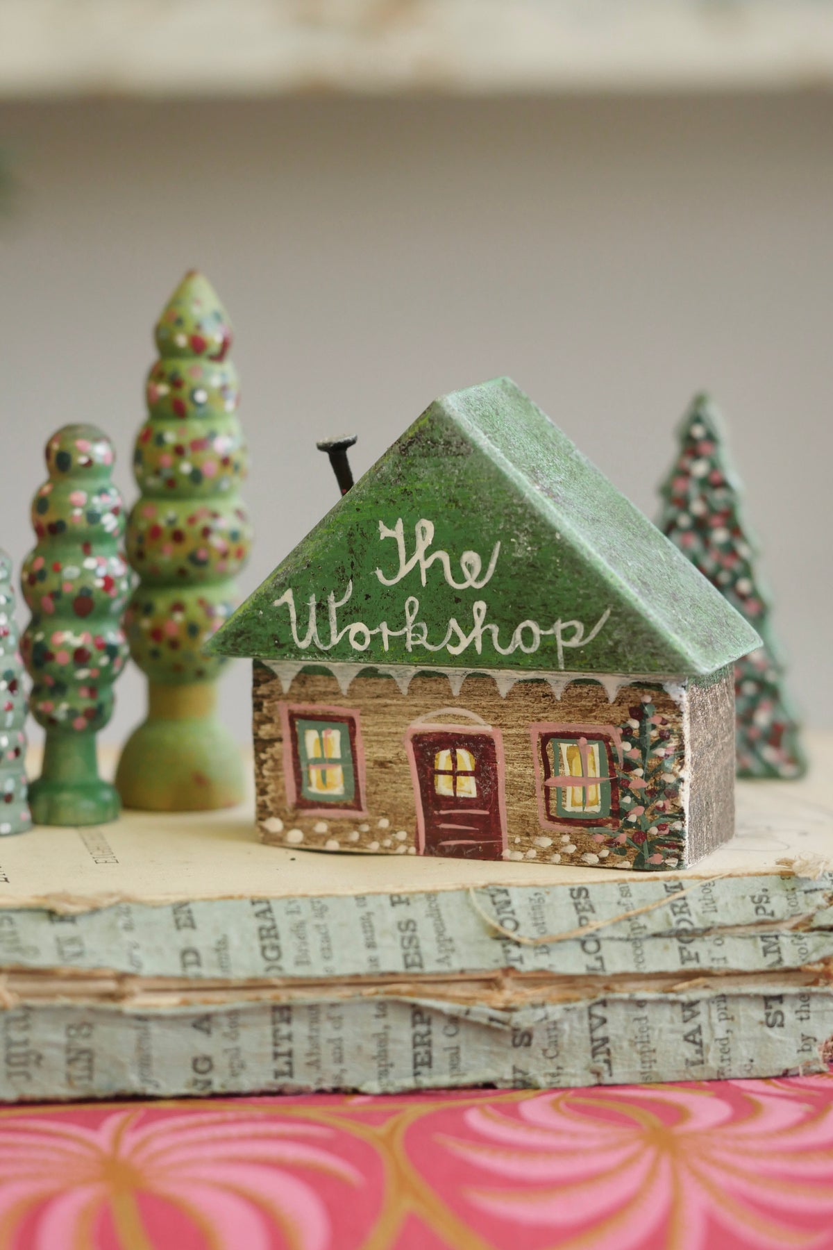 Reworked Vintage German Erzgebirge Christmas Houses – The Workshop