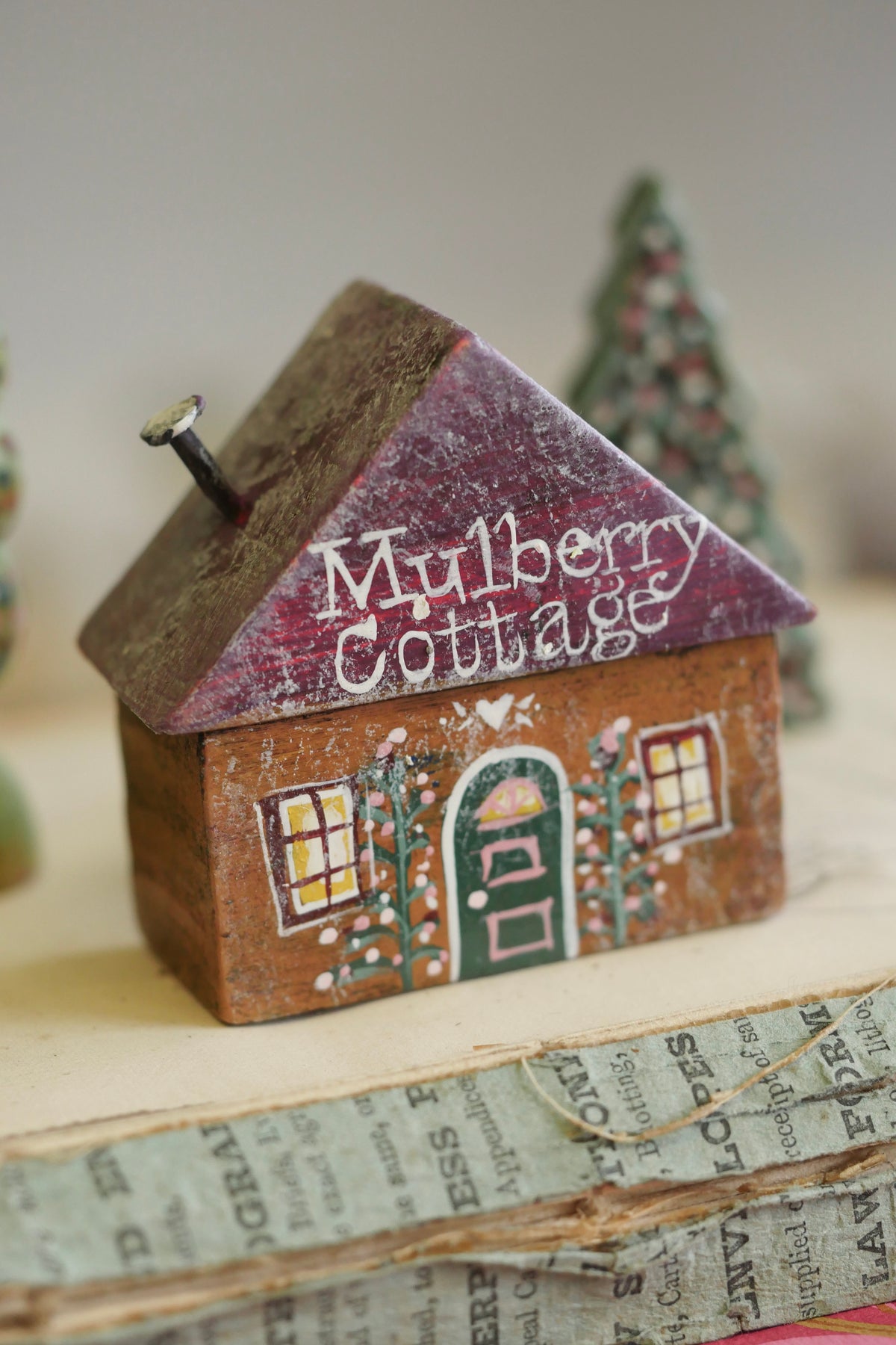 Reworked Vintage German Erzgebirge Christmas Houses – Mulberry Cottage