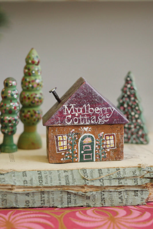 Reworked Vintage German Erzgebirge Christmas Houses – Mulberry Cottage
