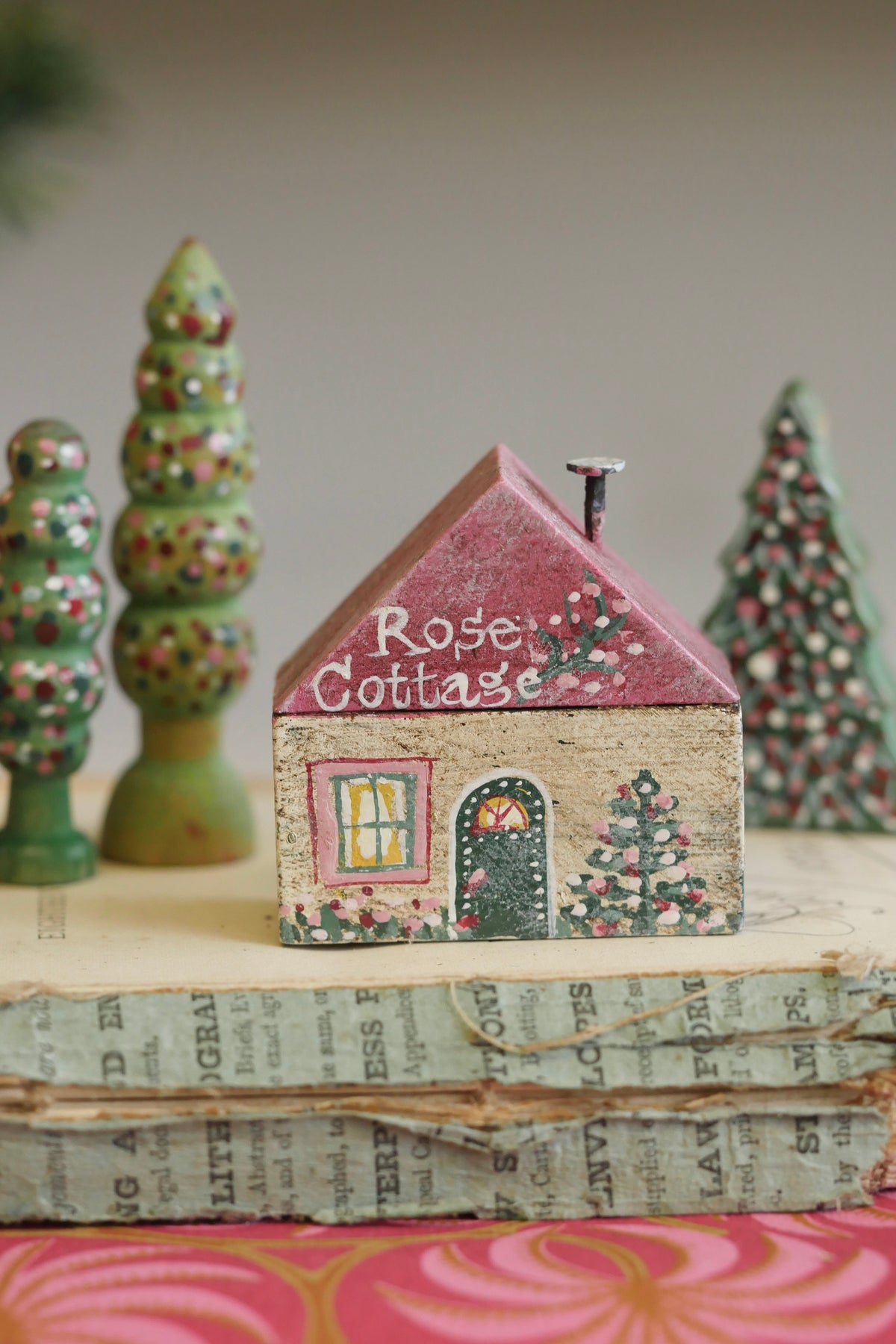 Reworked Vintage German Erzgebirge Christmas Houses – Rose Cottage