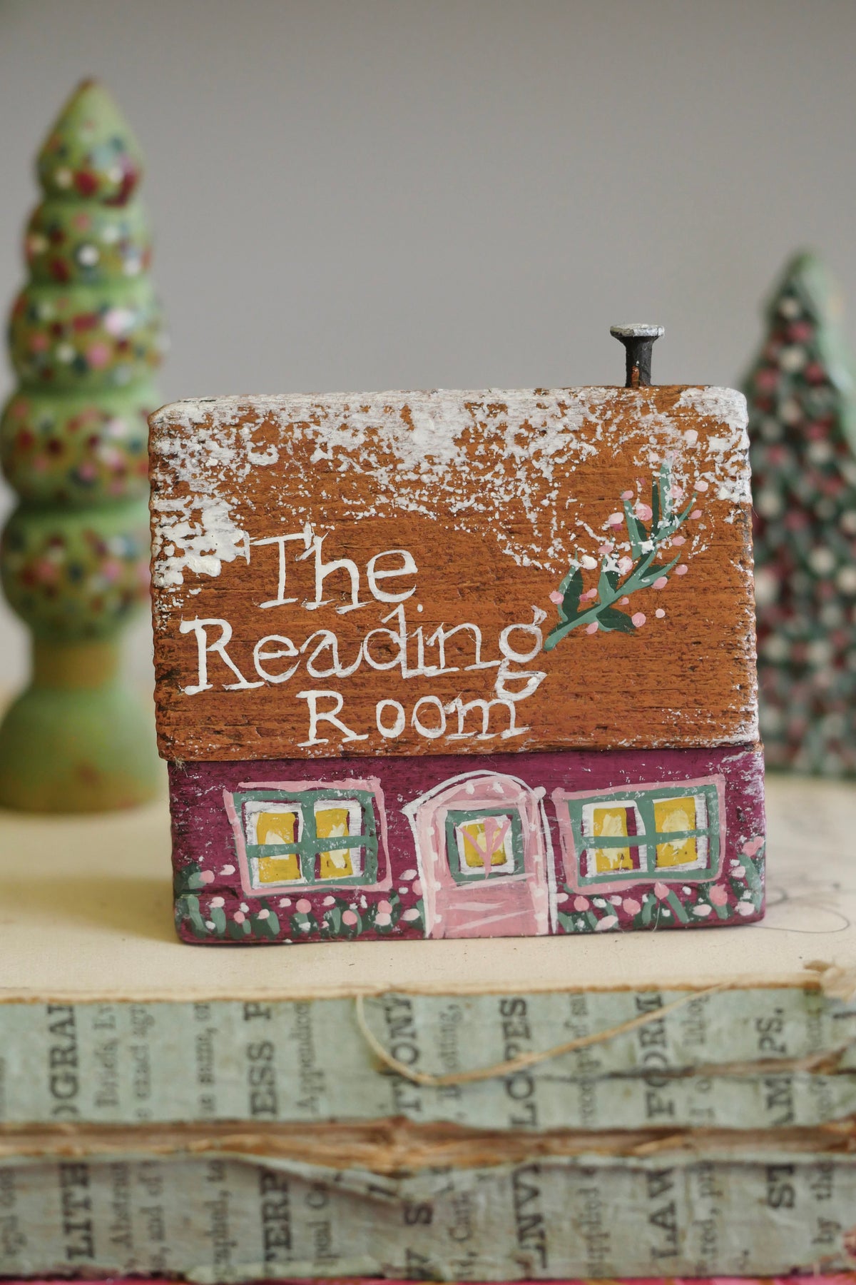 Reworked Vintage German Erzgebirge Christmas Houses – The Reading Room