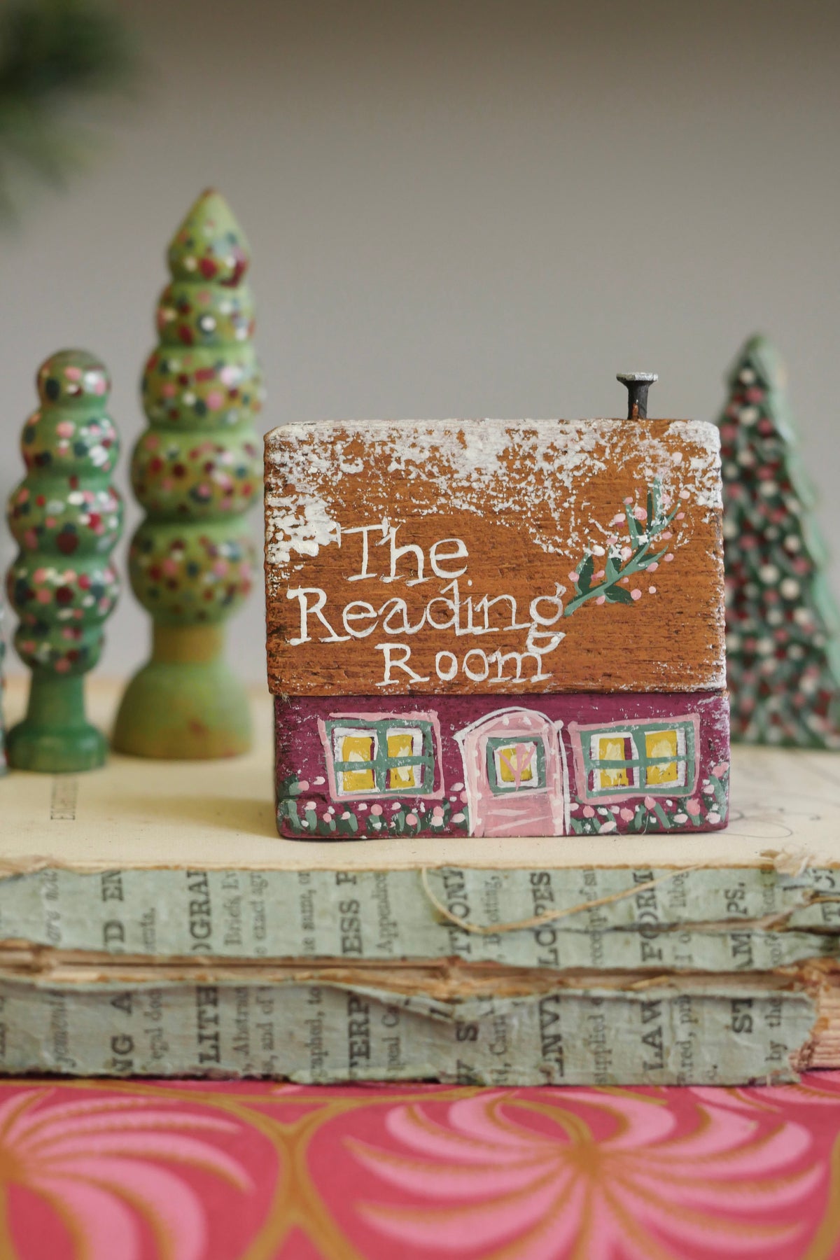 Reworked Vintage German Erzgebirge Christmas Houses – The Reading Room