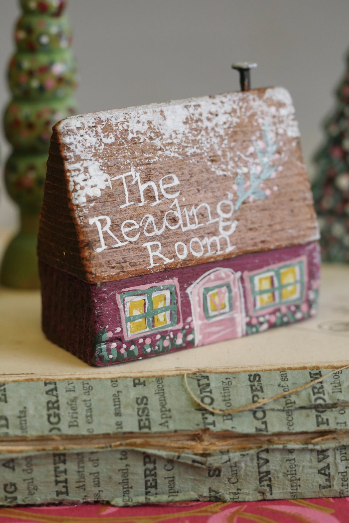 Reworked Vintage German Erzgebirge Christmas Houses – The Reading Room