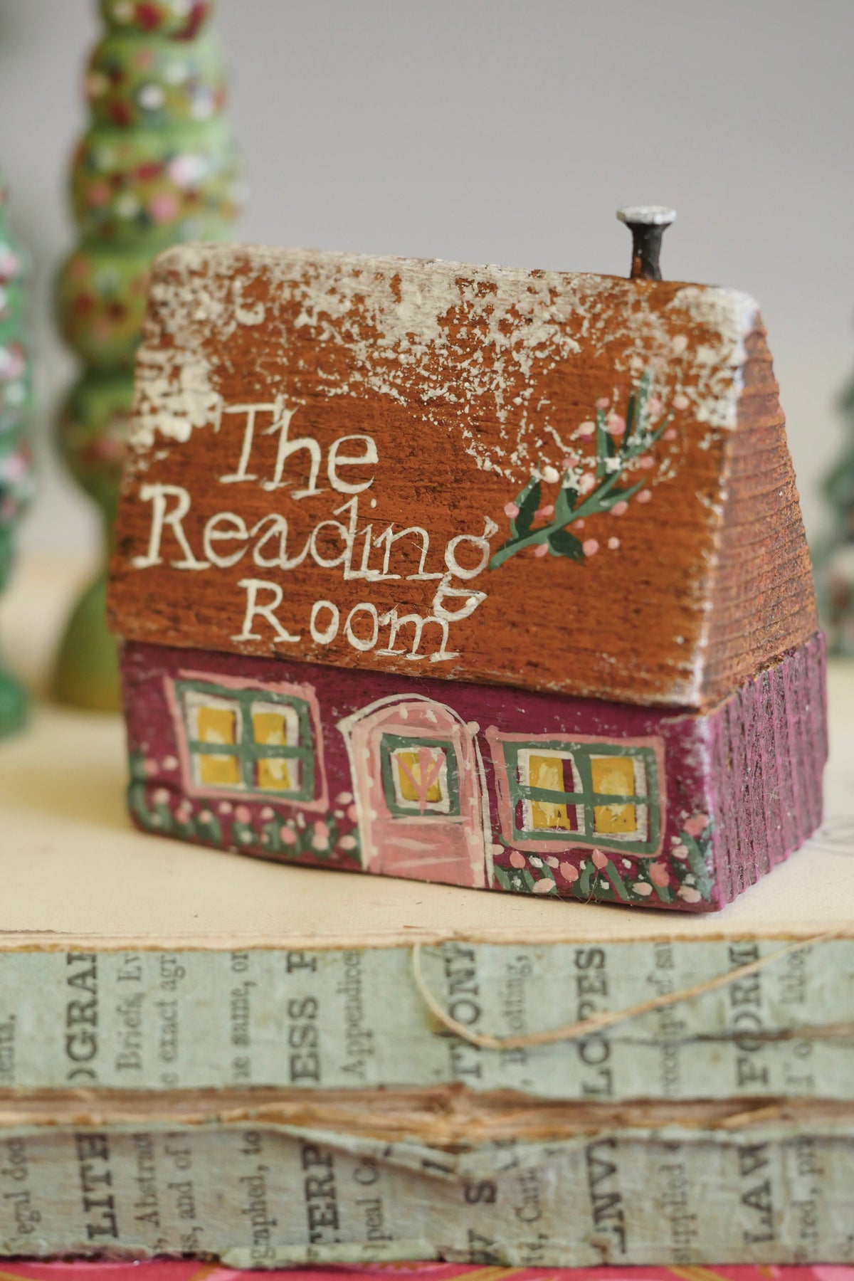 Reworked Vintage German Erzgebirge Christmas Houses – The Reading Room