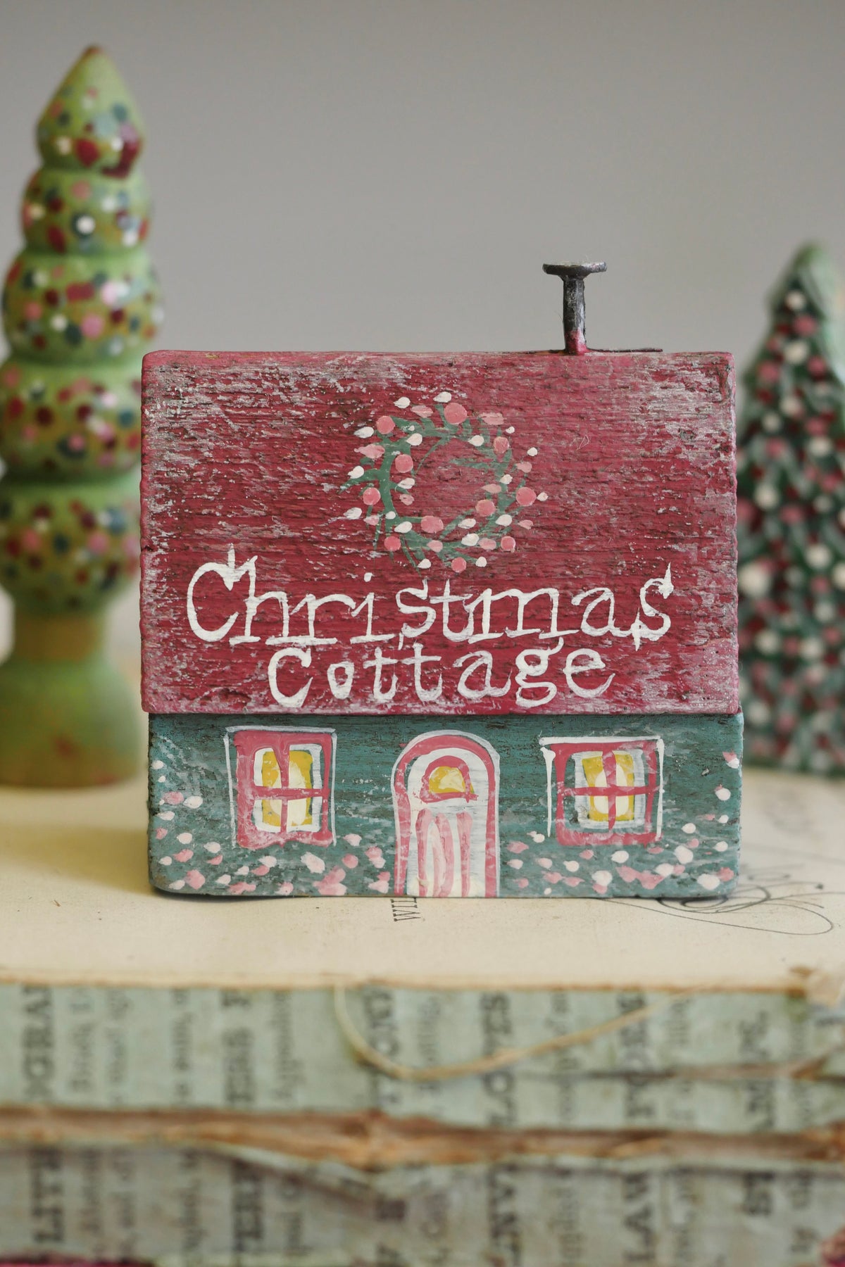 Reworked Vintage German Erzgebirge Christmas Houses –  Christmas Cottage