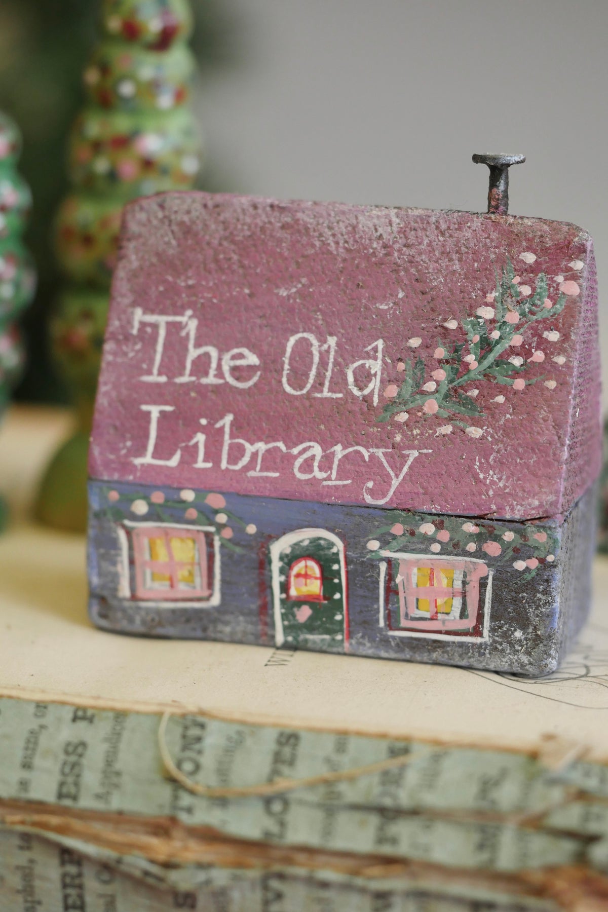 Reworked Vintage German Erzgebirge Christmas Houses –  The Old Library