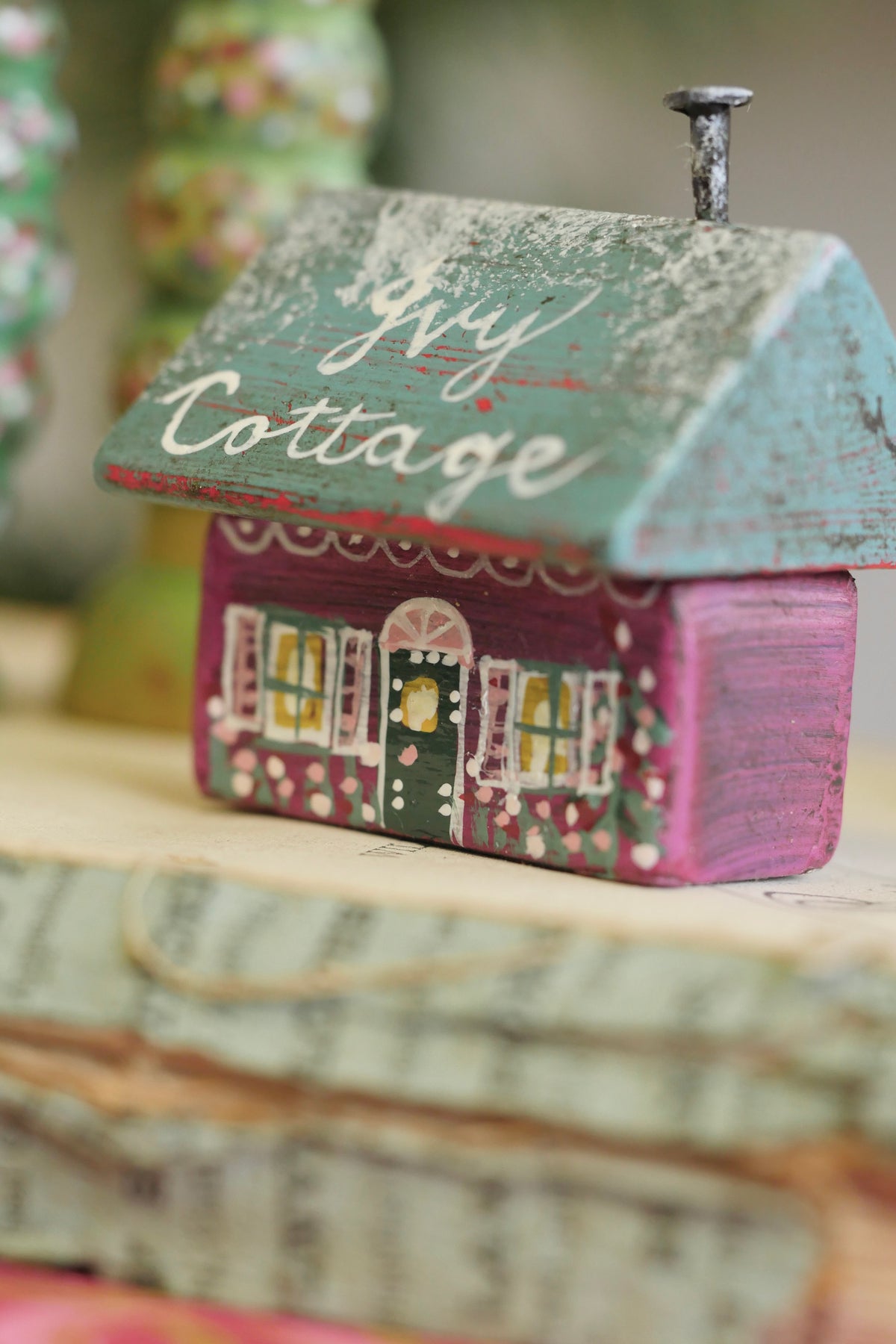 Reworked Vintage German Erzgebirge Christmas Houses – Ivy Cottage