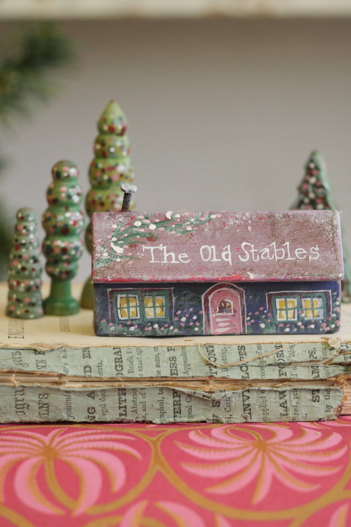 Reworked Vintage German Erzgebirge Christmas Houses – The Old Stables