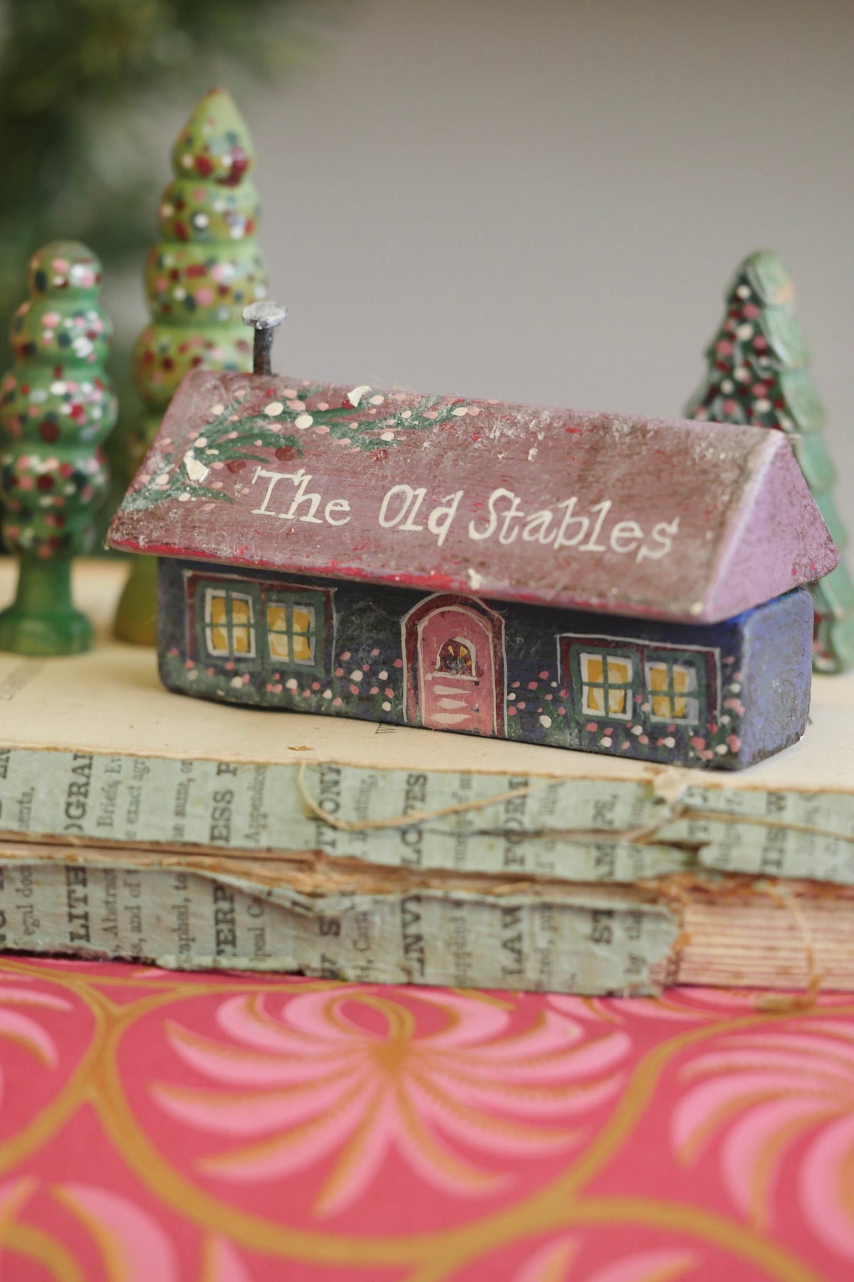 Reworked Vintage German Erzgebirge Christmas Houses – The Old Stables