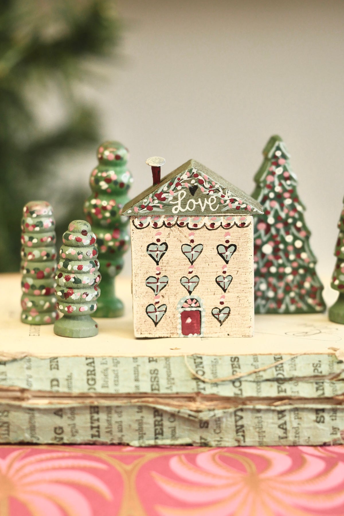 Reworked Vintage German Erzgebirge Christmas Houses – Love