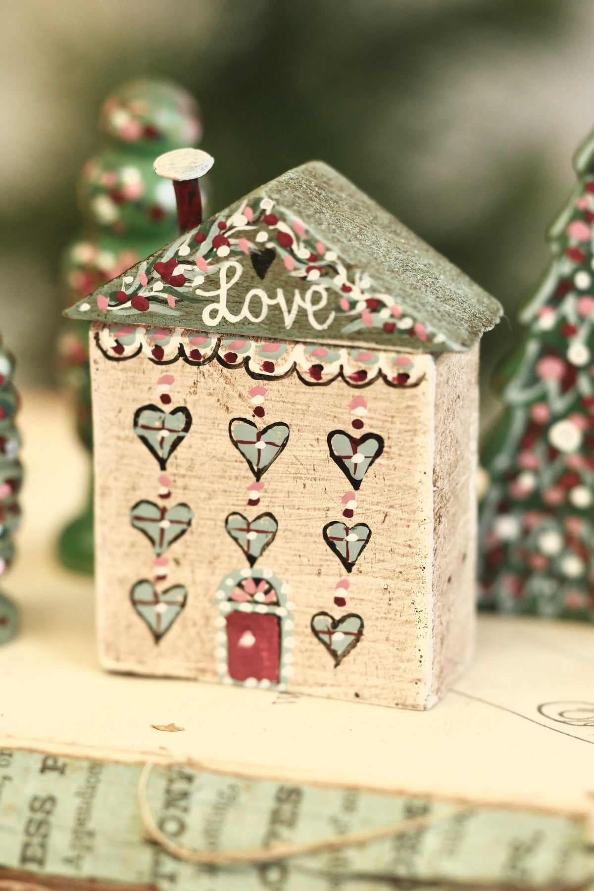 Reworked Vintage German Erzgebirge Christmas Houses – Love