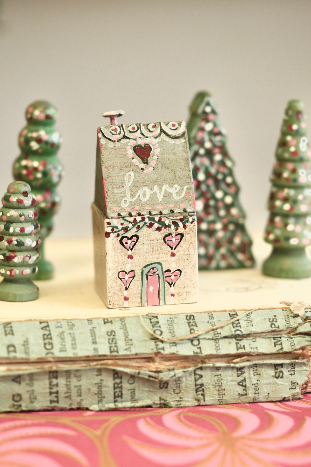 Reworked Vintage German Erzgebirge Christmas Houses – Love