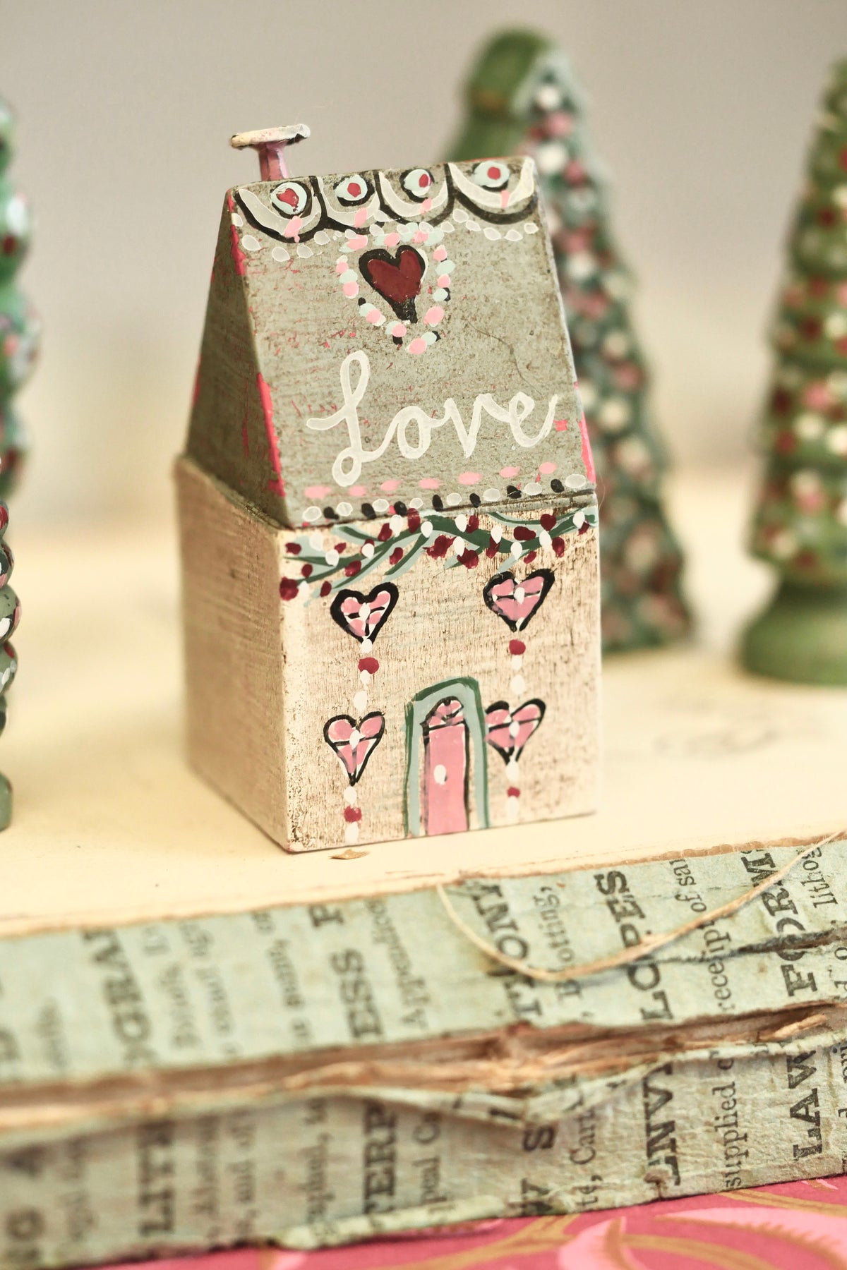Reworked Vintage German Erzgebirge Christmas Houses – Love