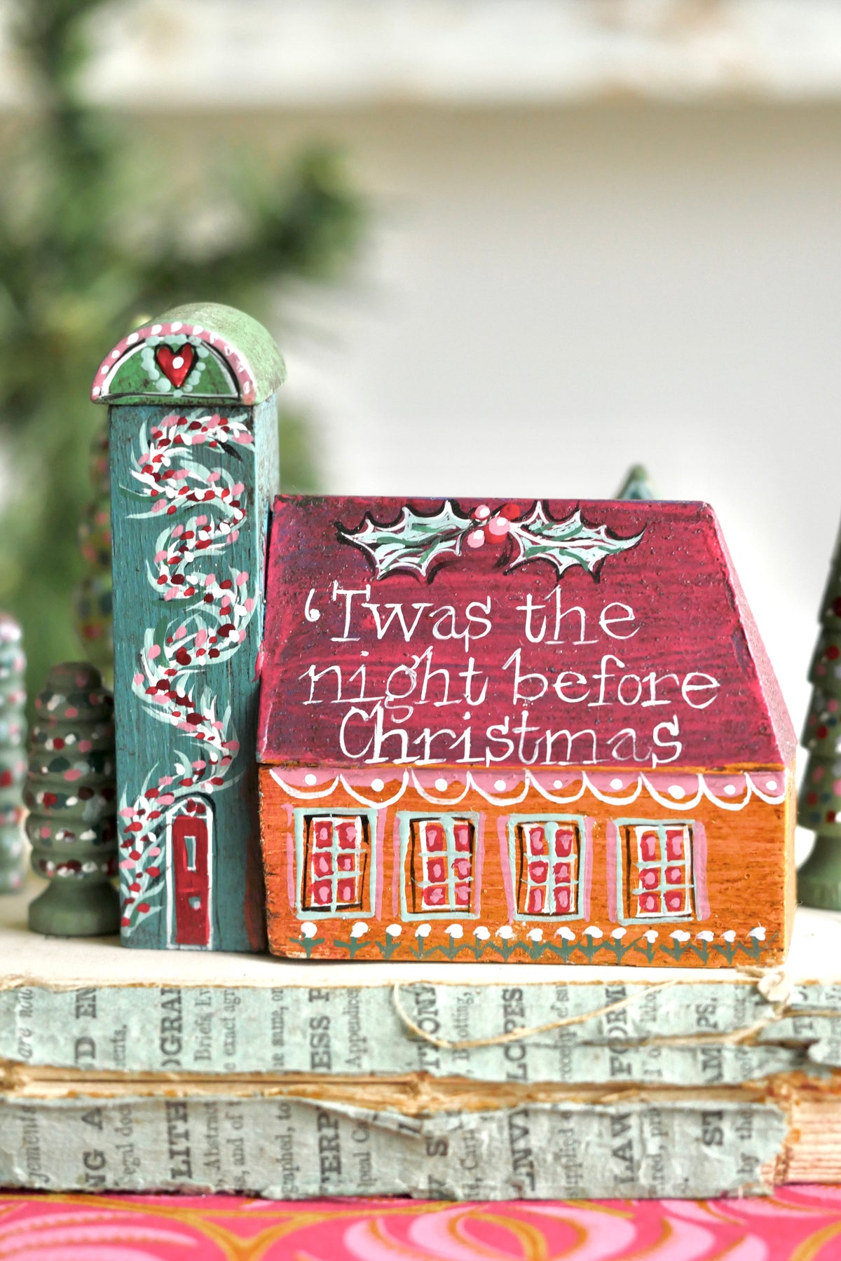 Reworked Vintage German Erzgebirge Christmas Houses – The Night Before Christmas