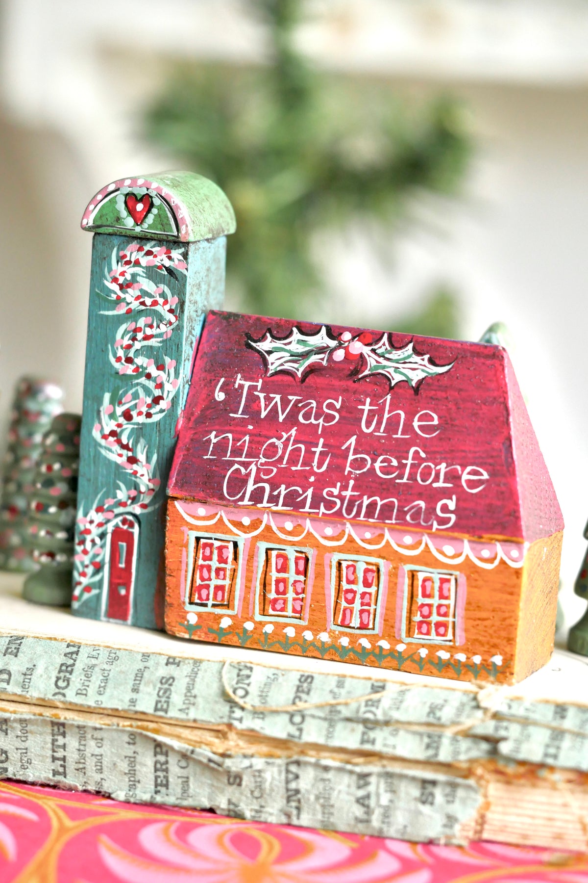 Reworked Vintage German Erzgebirge Christmas Houses – The Night Before Christmas