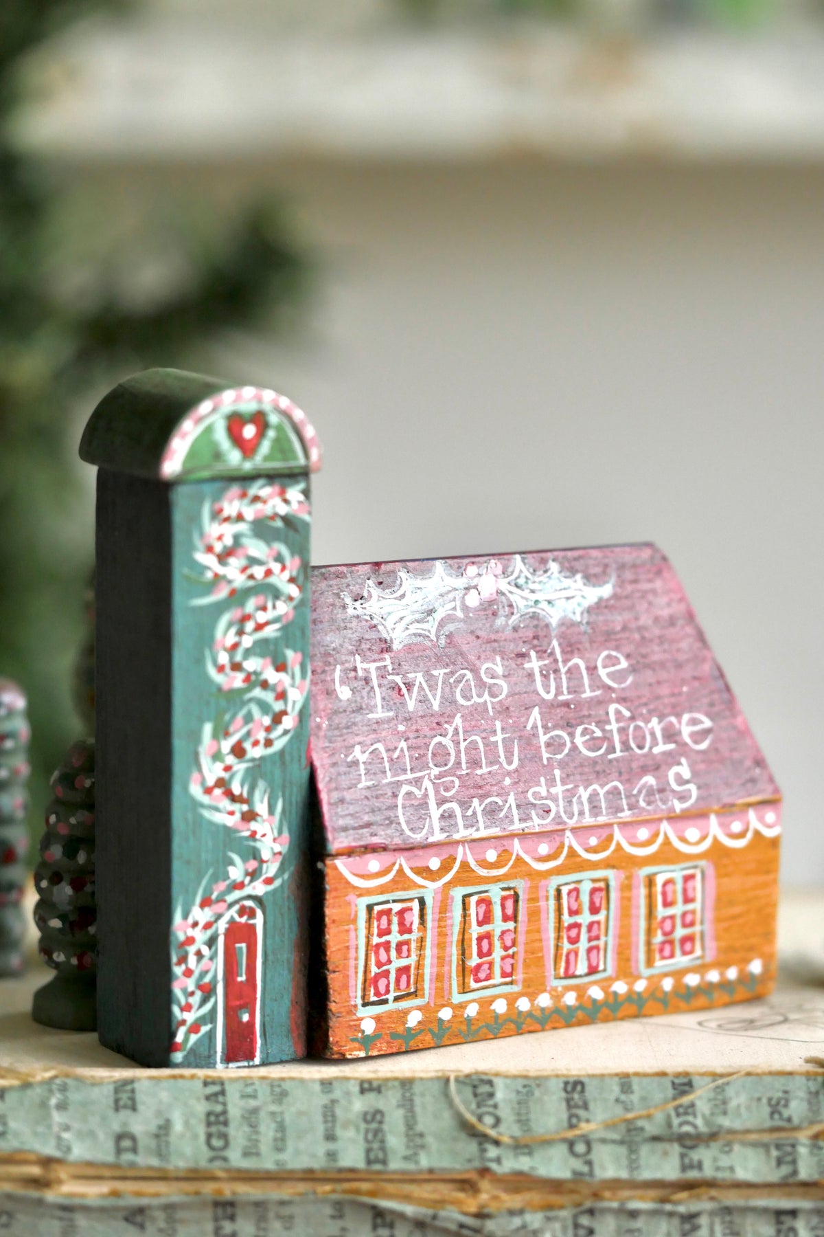 Reworked Vintage German Erzgebirge Christmas Houses – The Night Before Christmas