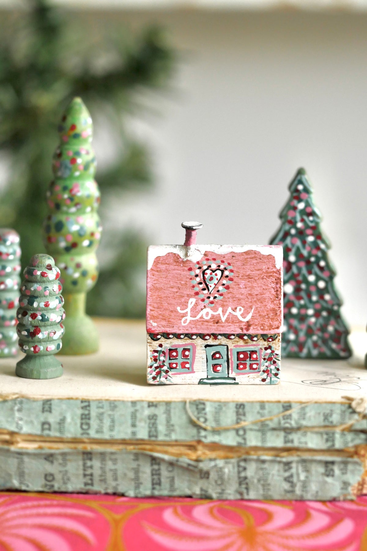 Reworked Vintage German Erzgebirge Christmas Houses – Love