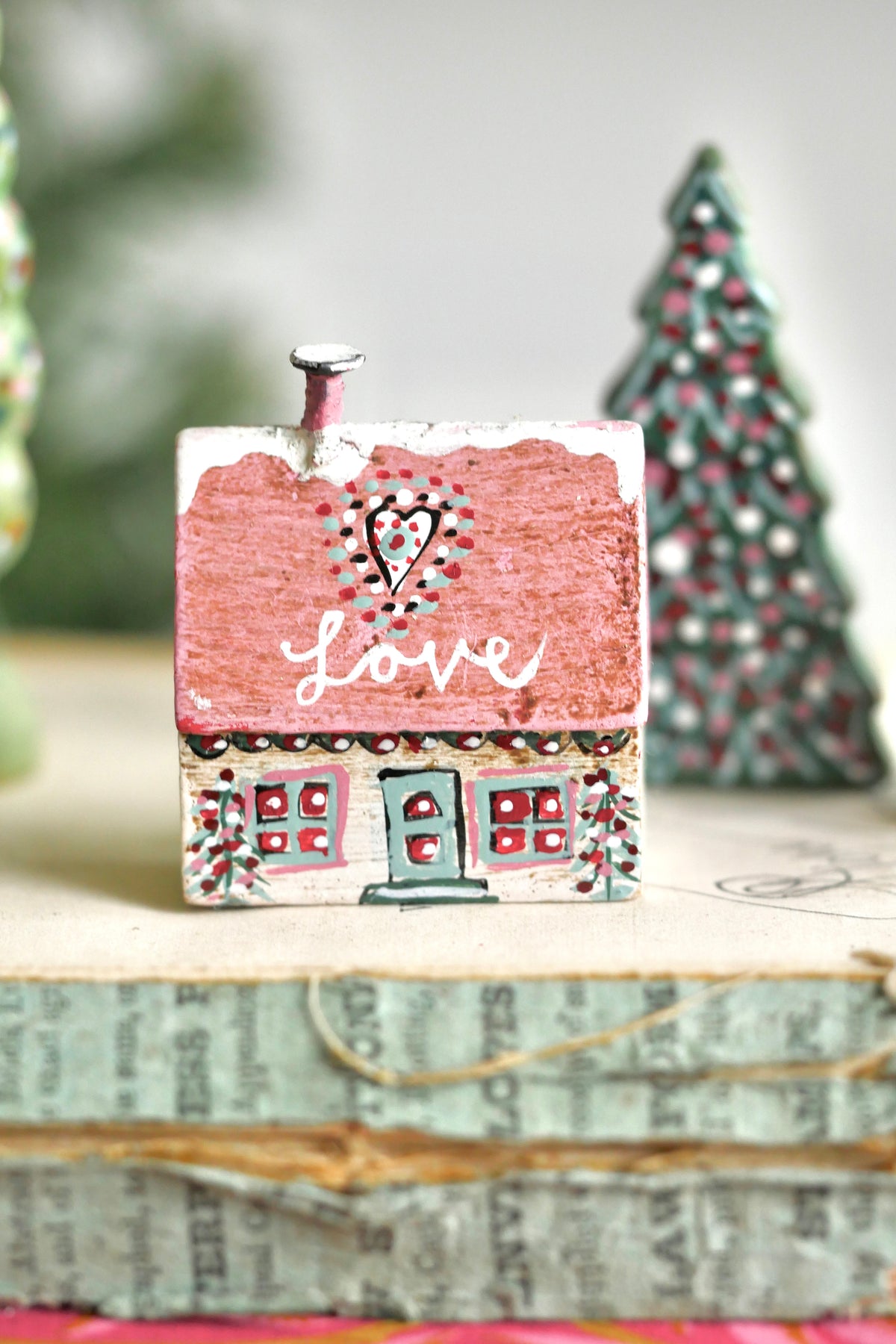 Reworked Vintage German Erzgebirge Christmas Houses – Love