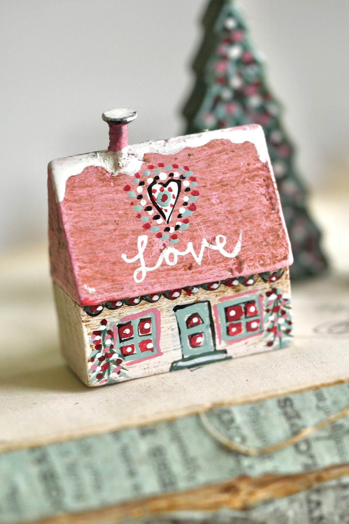 Reworked Vintage German Erzgebirge Christmas Houses – Love