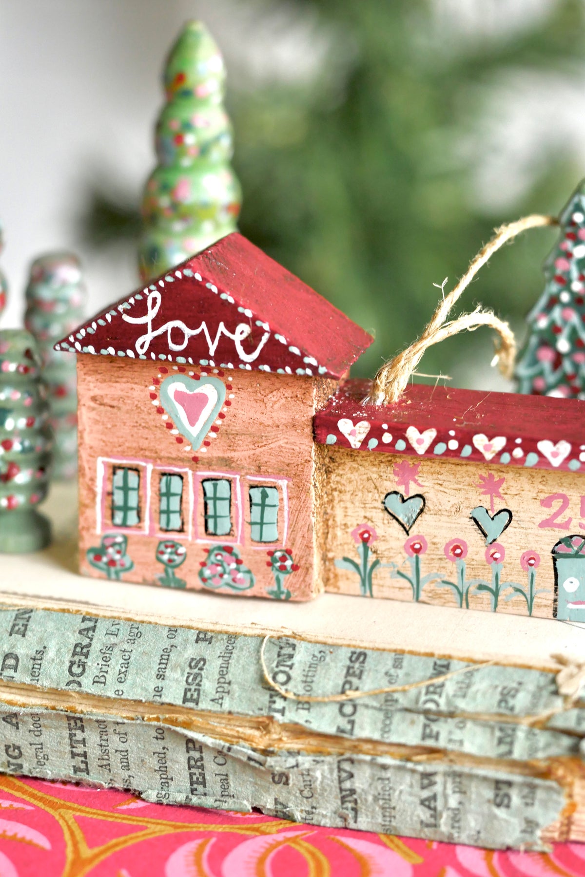 Reworked Vintage German Erzgebirge Christmas Houses – Love