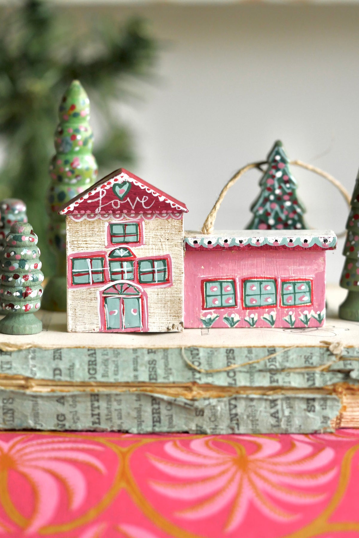 Reworked Vintage German Erzgebirge Christmas Houses – Love
