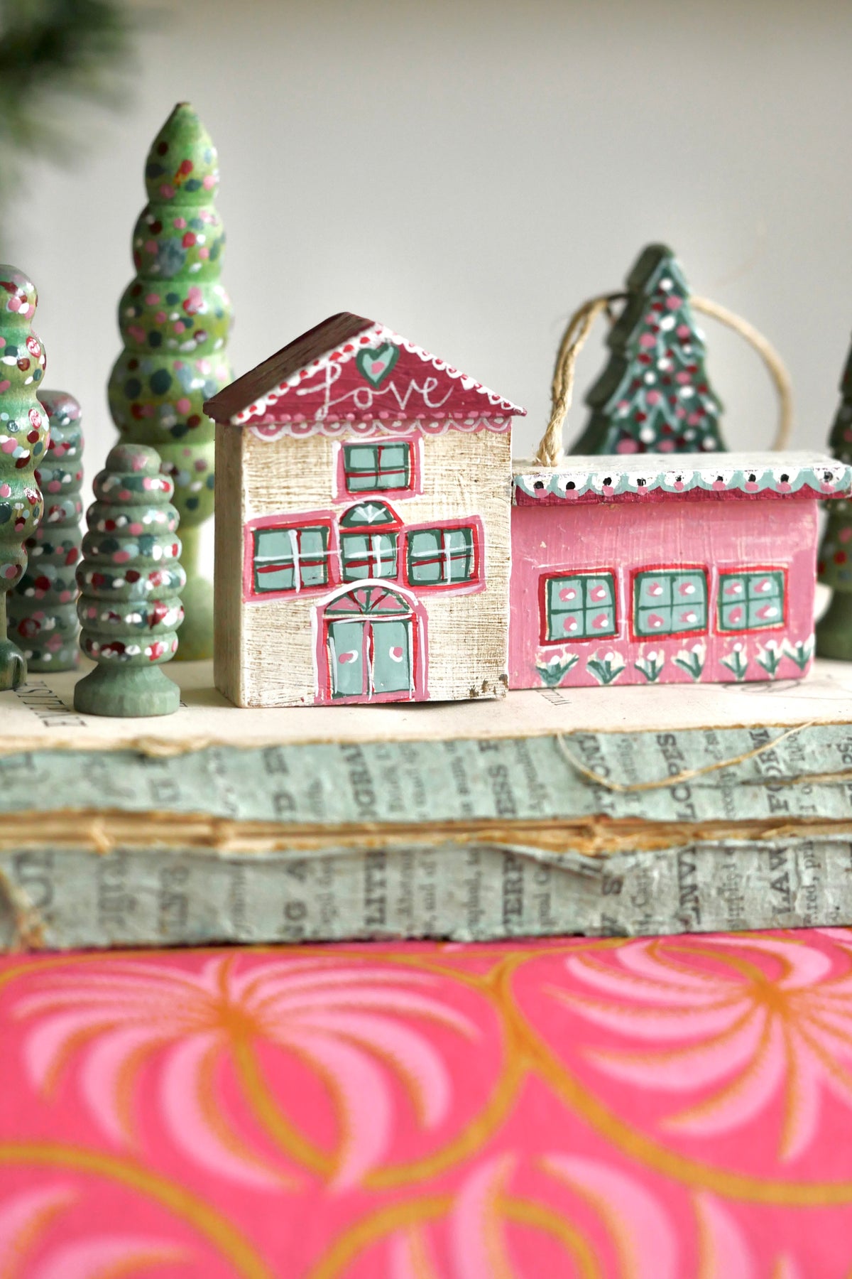 Reworked Vintage German Erzgebirge Christmas Houses – Love