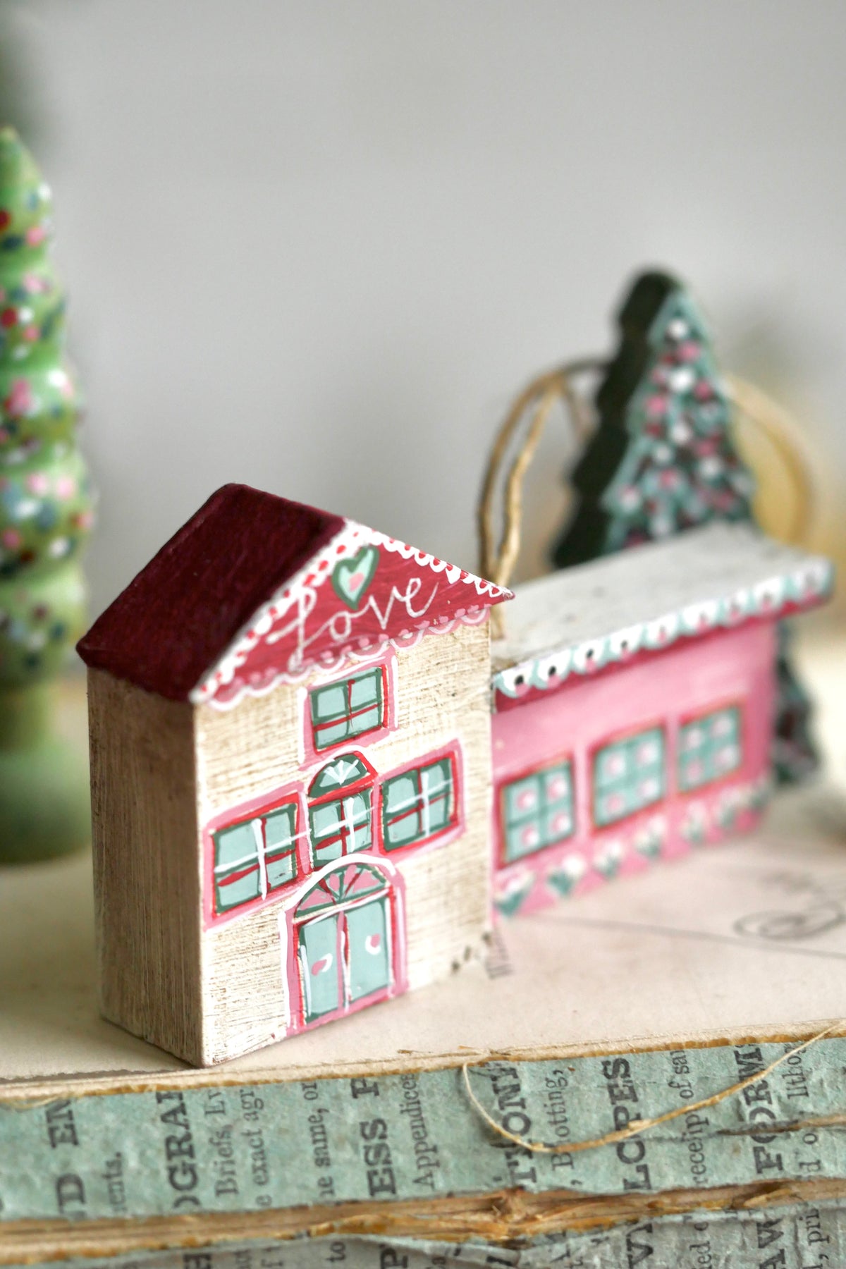 Reworked Vintage German Erzgebirge Christmas Houses – Love