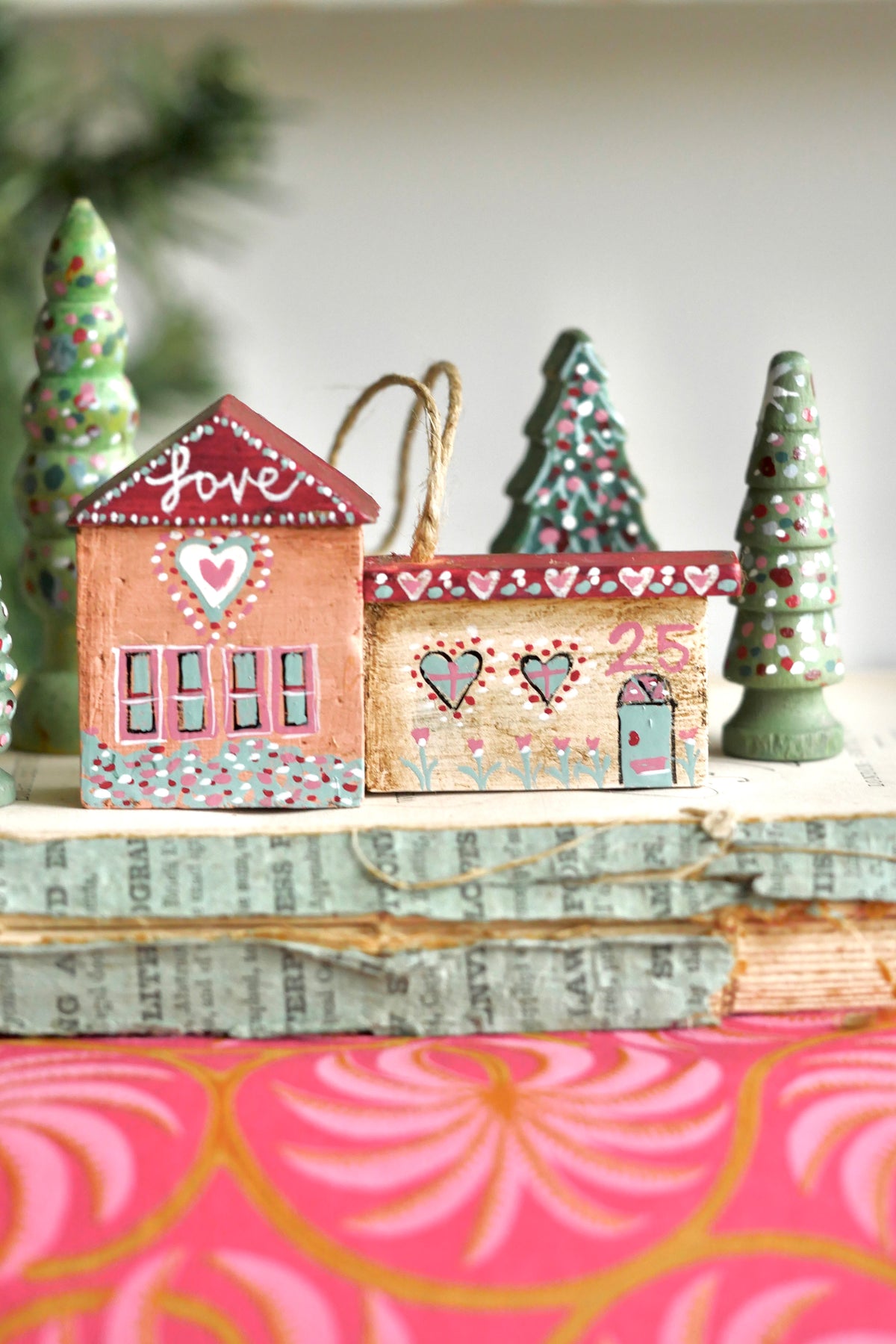 Reworked Vintage German Erzgebirge Christmas Houses – Love