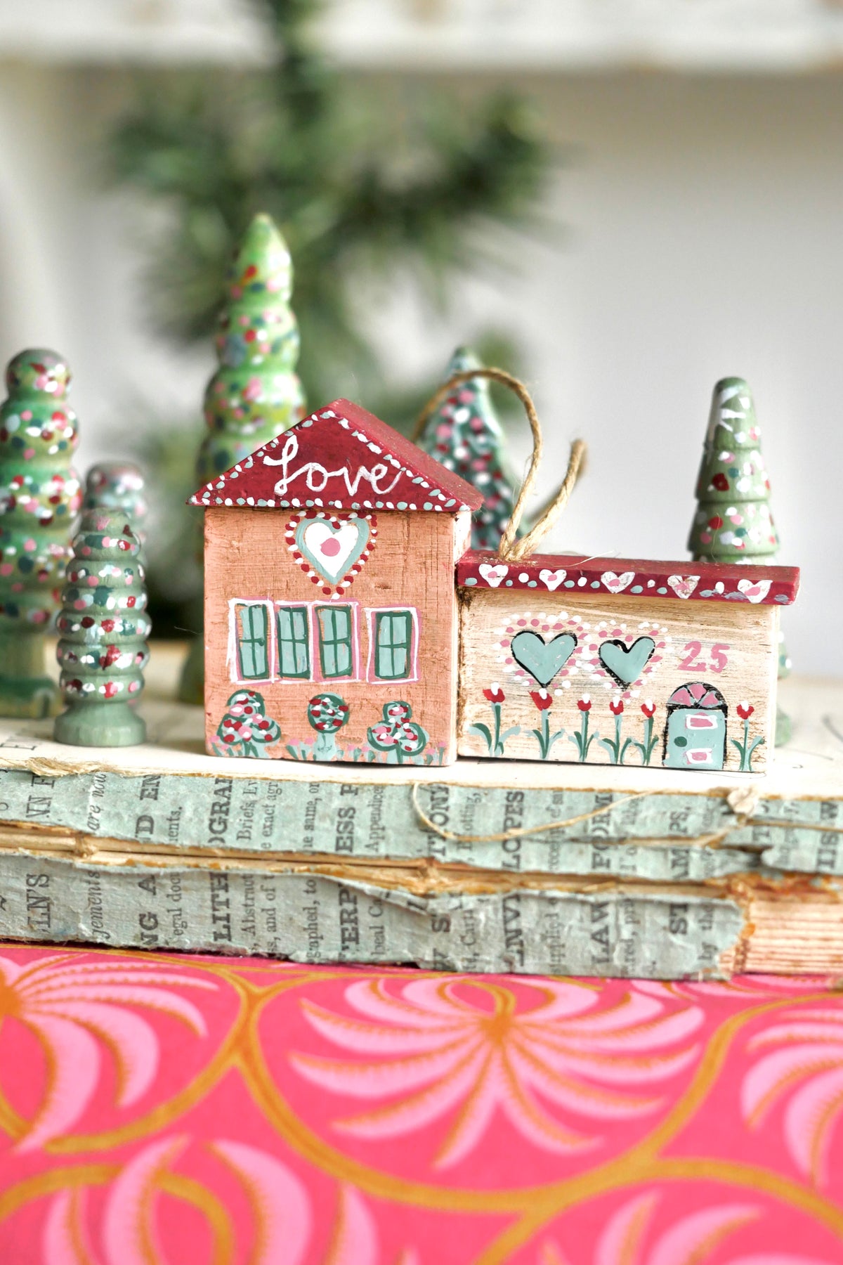 Reworked Vintage German Erzgebirge Christmas Houses – Love