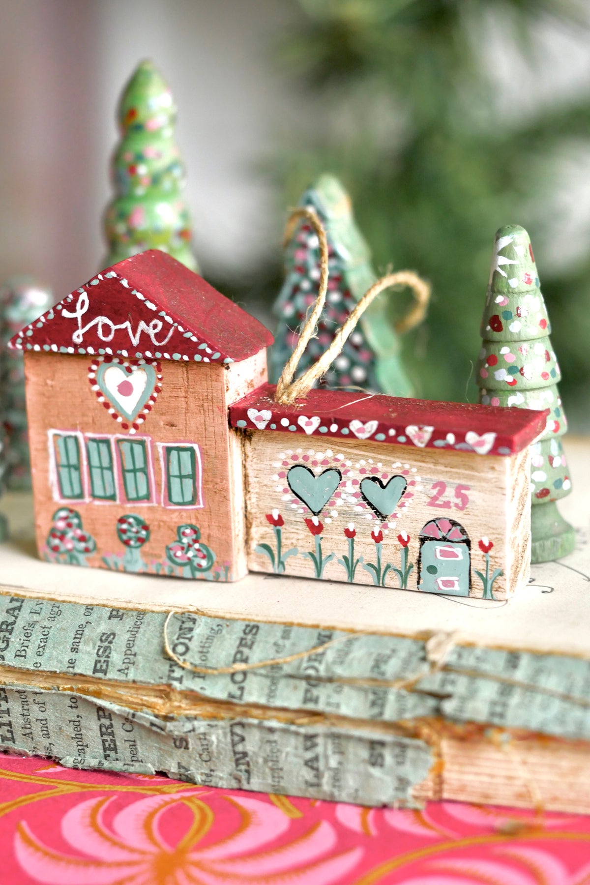 Reworked Vintage German Erzgebirge Christmas Houses – Love