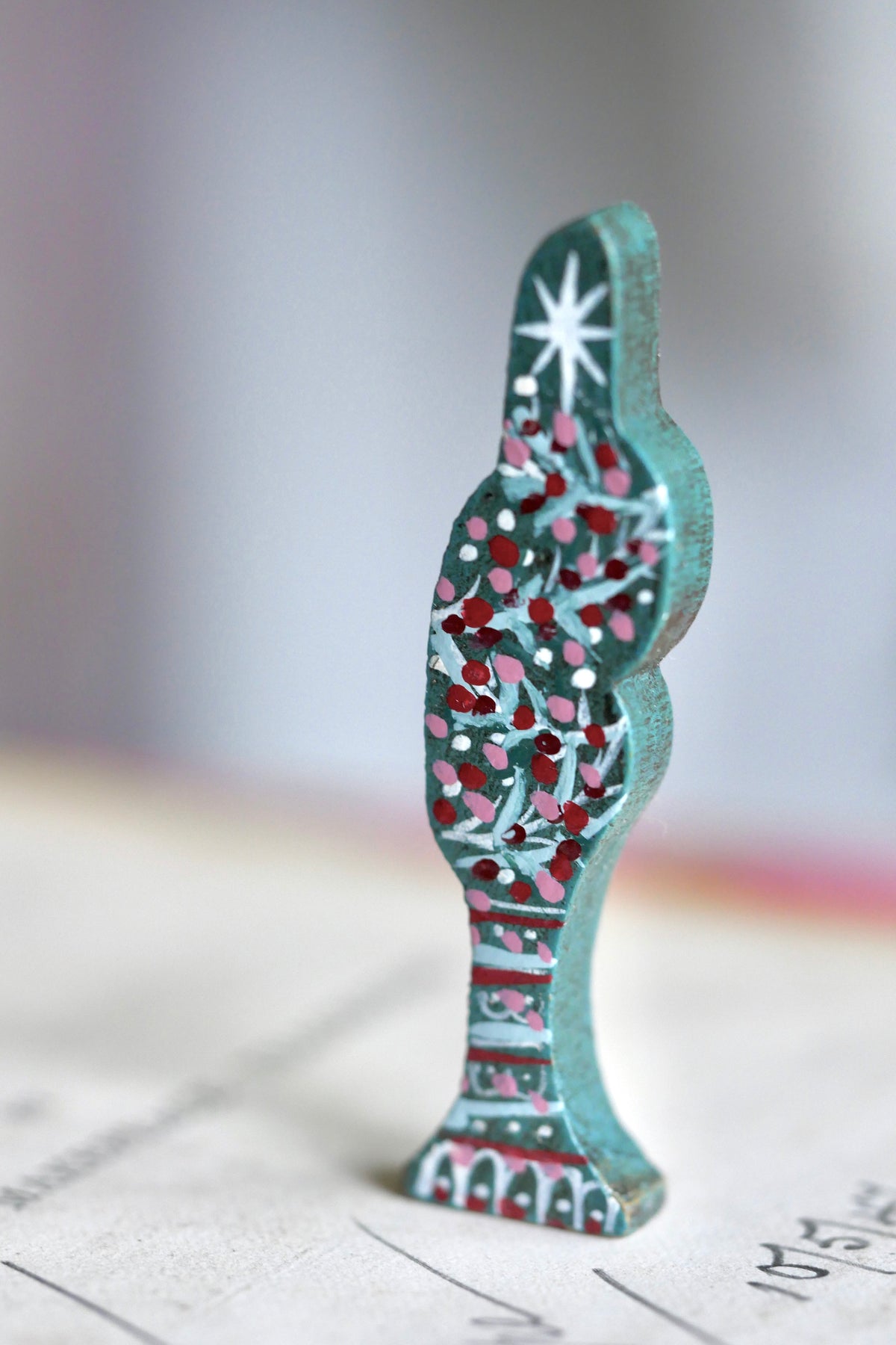 Reworked Vintage German Erzgebirge Wooden Tree
