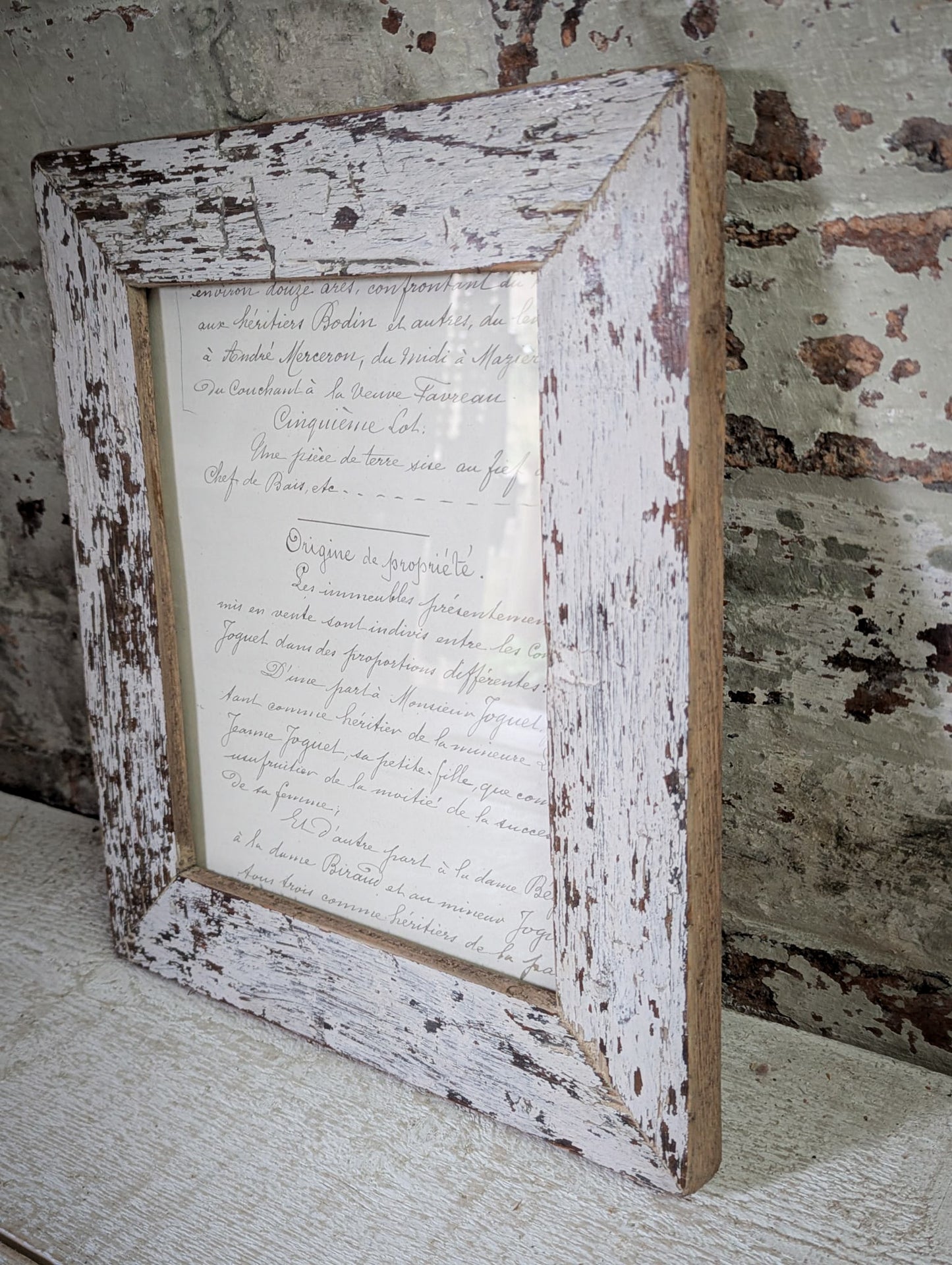 Recycled Wooden Frame by Luna Design A5 Rectangle D