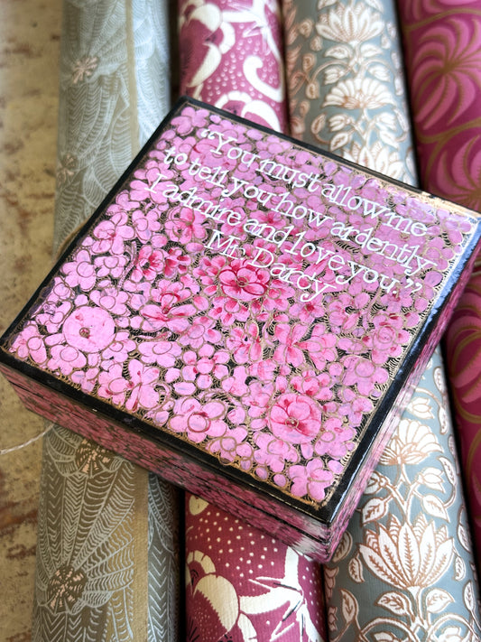 “You Must Allow Me…” – Hand Painted Kashmiri Jewellery Box
