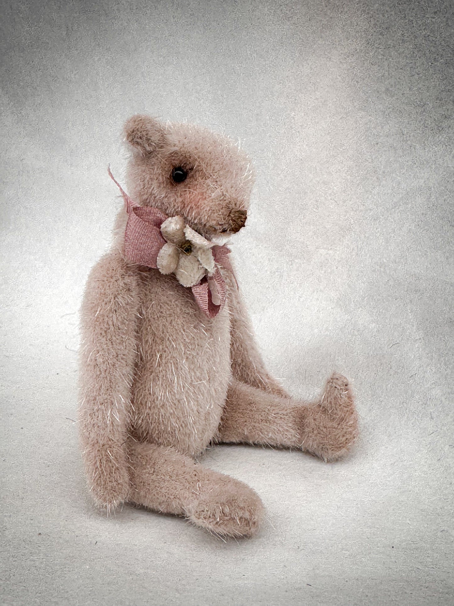 Handmade One of a Kind Mohair Art Teddy Bear by Goody Two Shoes