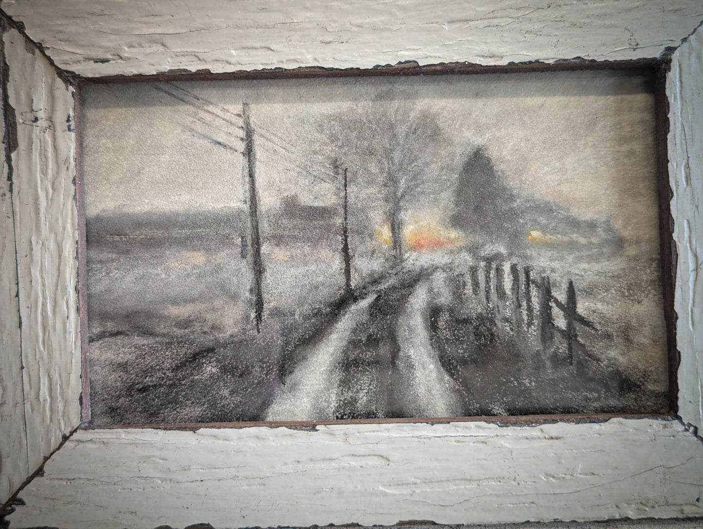 The Road Home – Original Soft Pastel Landscape by Steven Nicholas