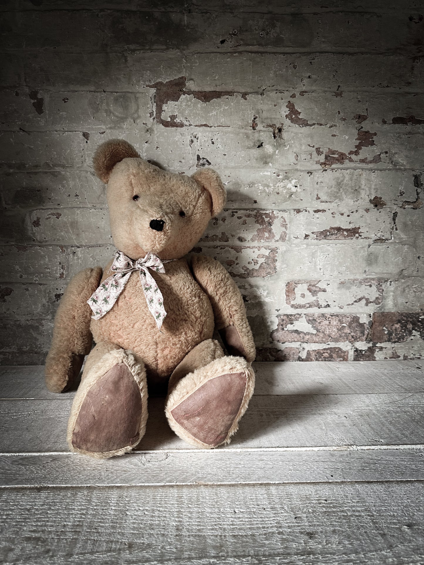 A lovely old large vintage teddy bear