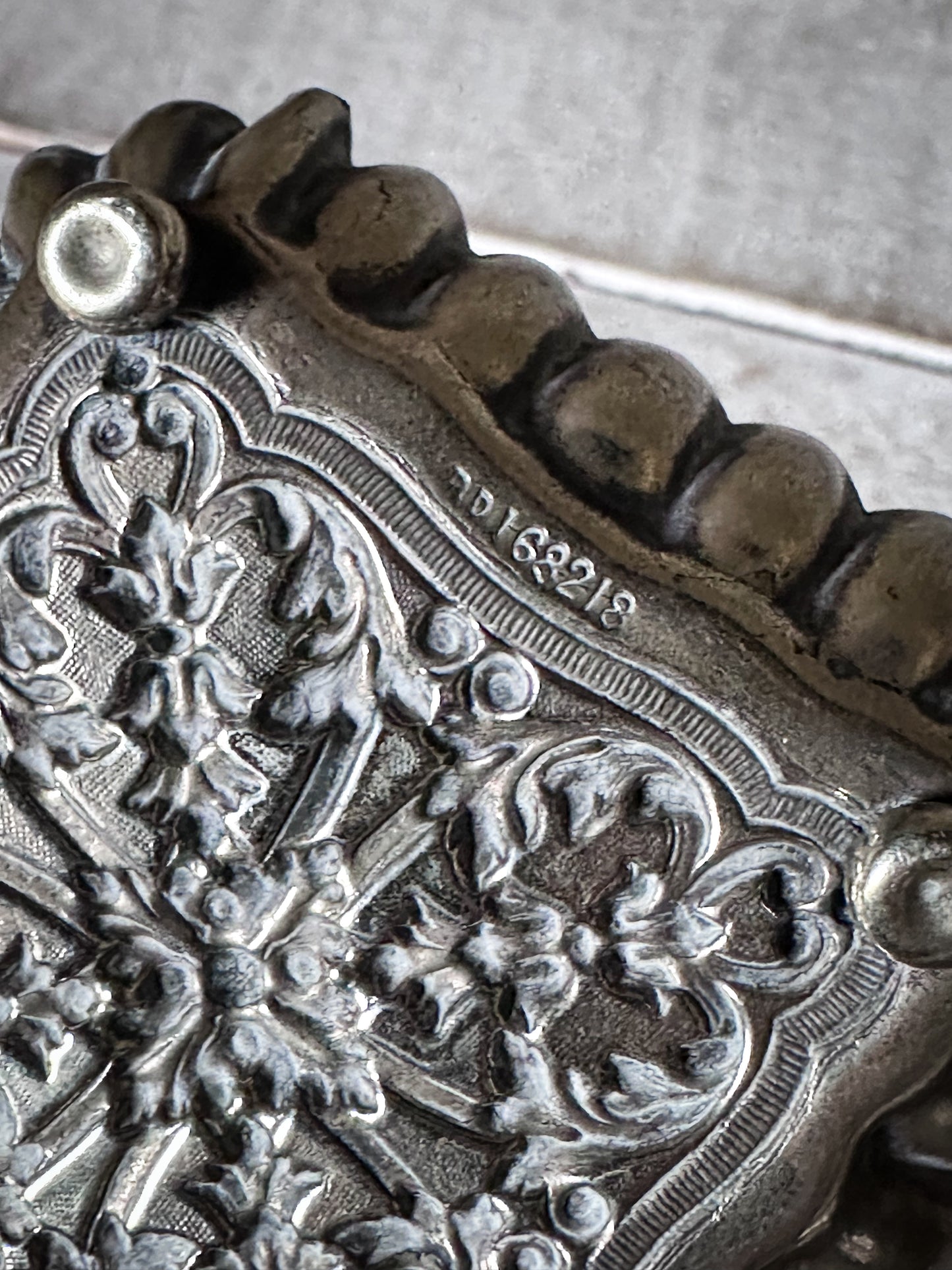 Victorian Silver Plated Trinket Dish | Registered Design No. 63218 | Antique Pin Tray