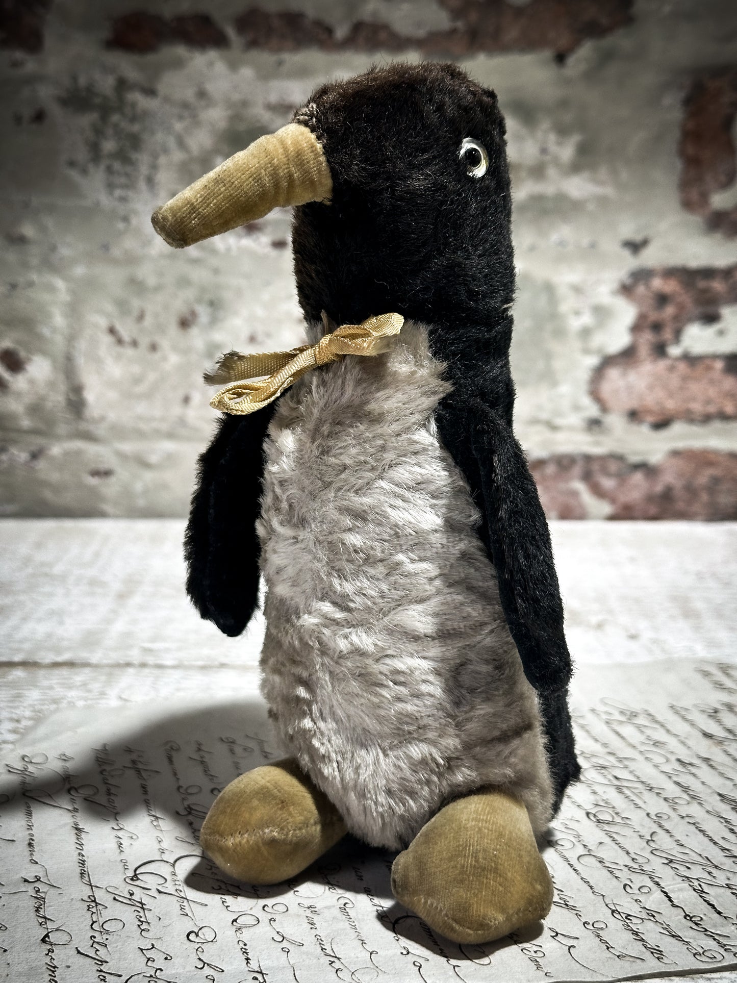 Antique Mohair Toy Penguin