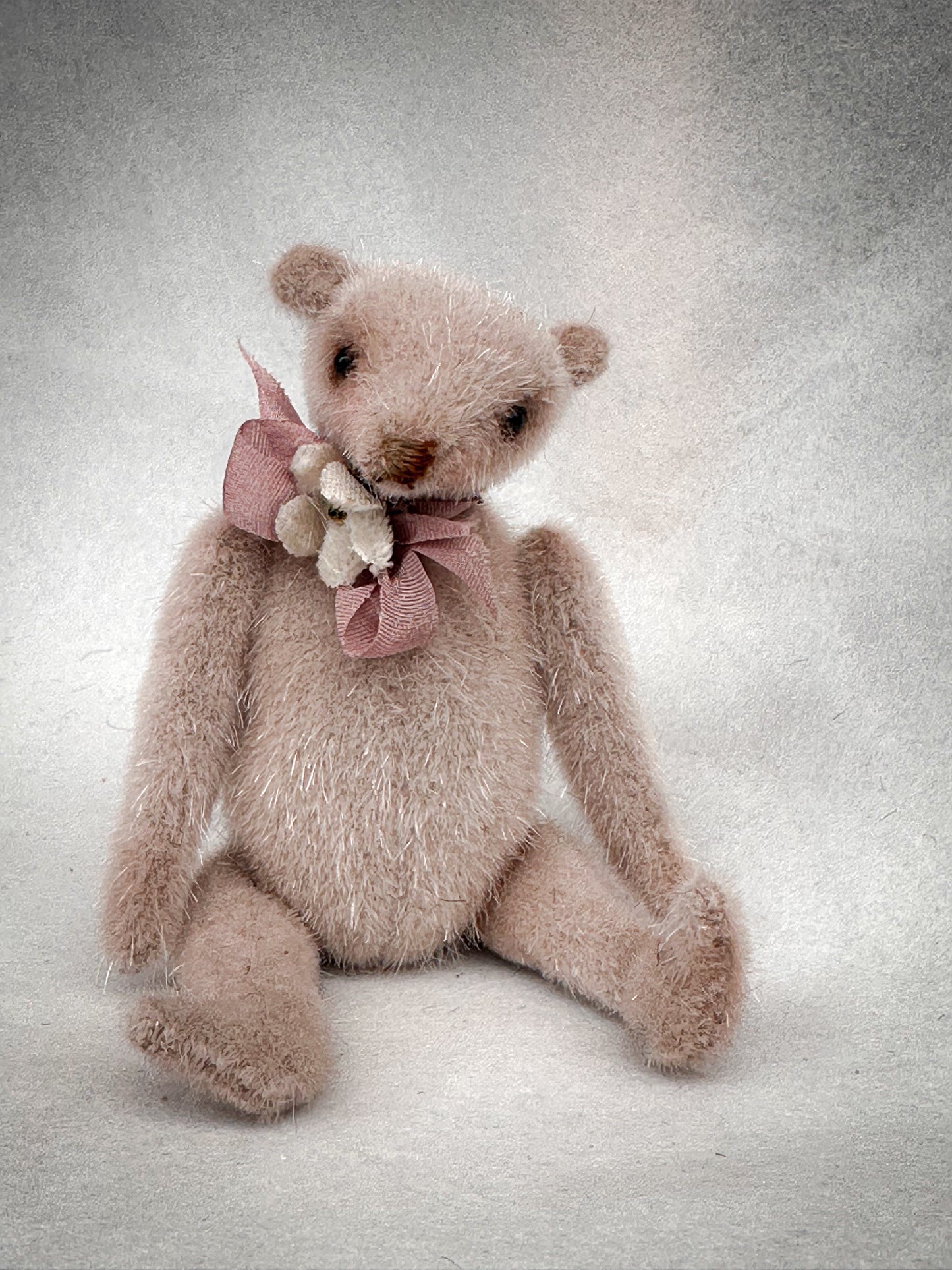 Handmade One of a Kind Mohair Art Teddy Bear by Goody Two Shoes