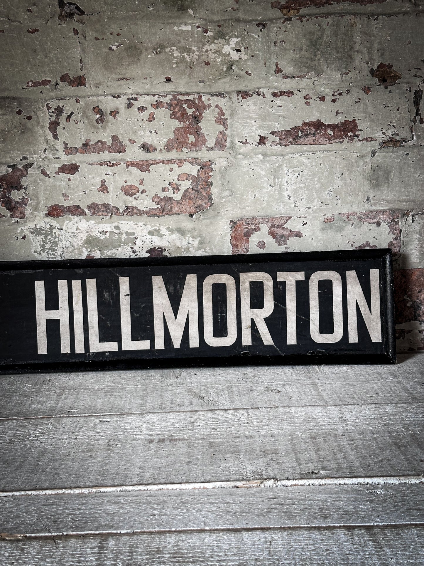 Original Mounted Bus Blind – LOWER HILLMORTON