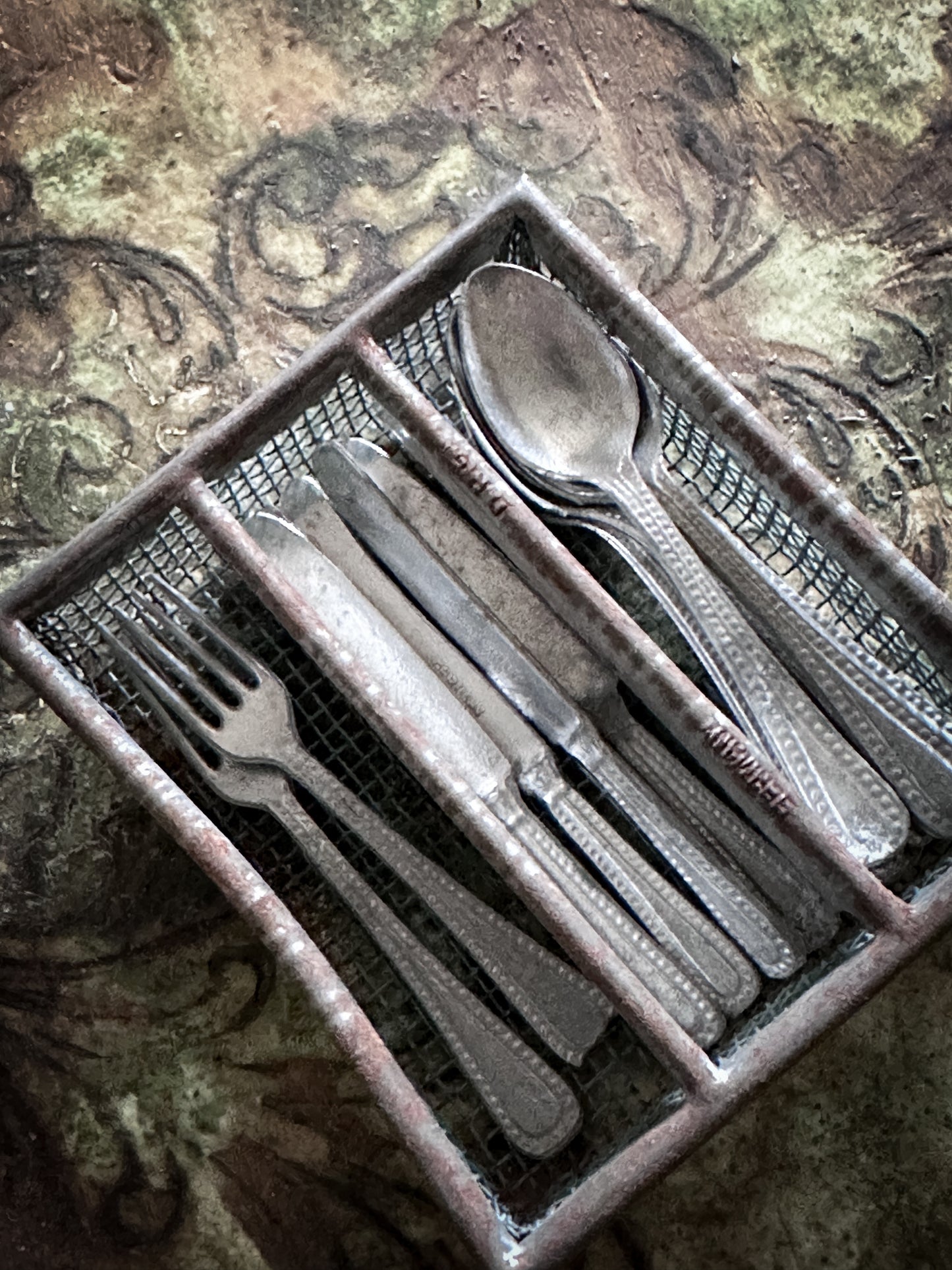 Antique German Dolls House Cutlery Set c.1900